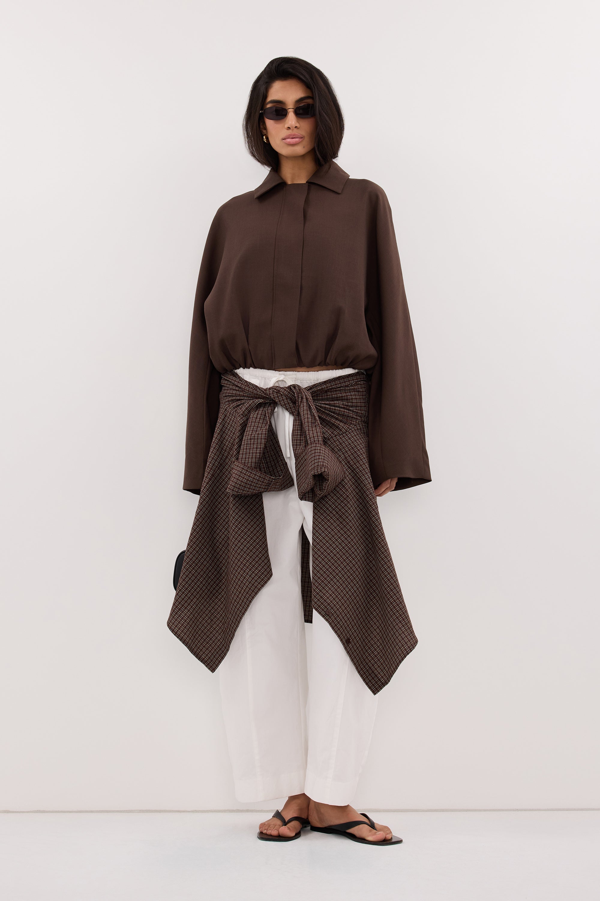 KENDALL MILK CHOC BOMBER JACKET