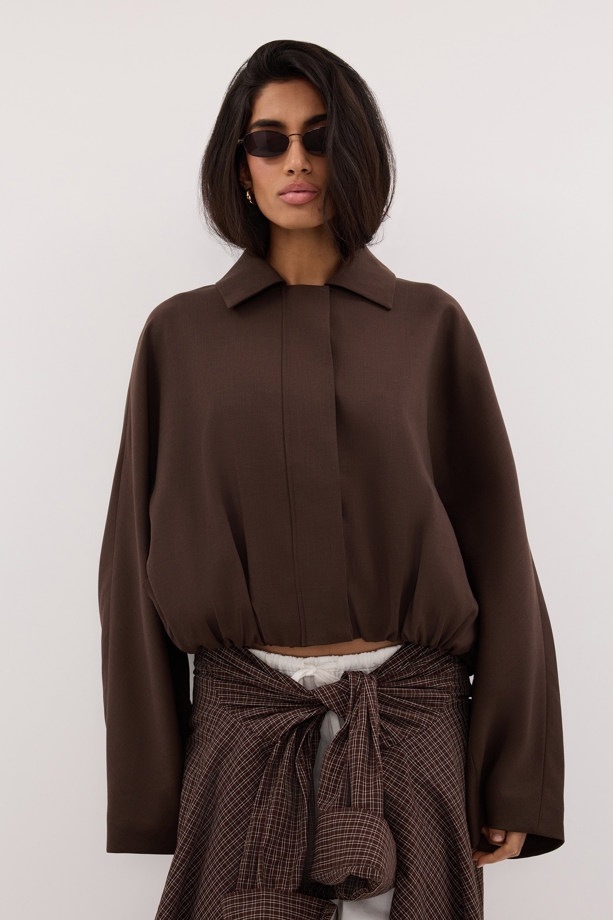 KENDALL MILK CHOC BOMBER JACKET