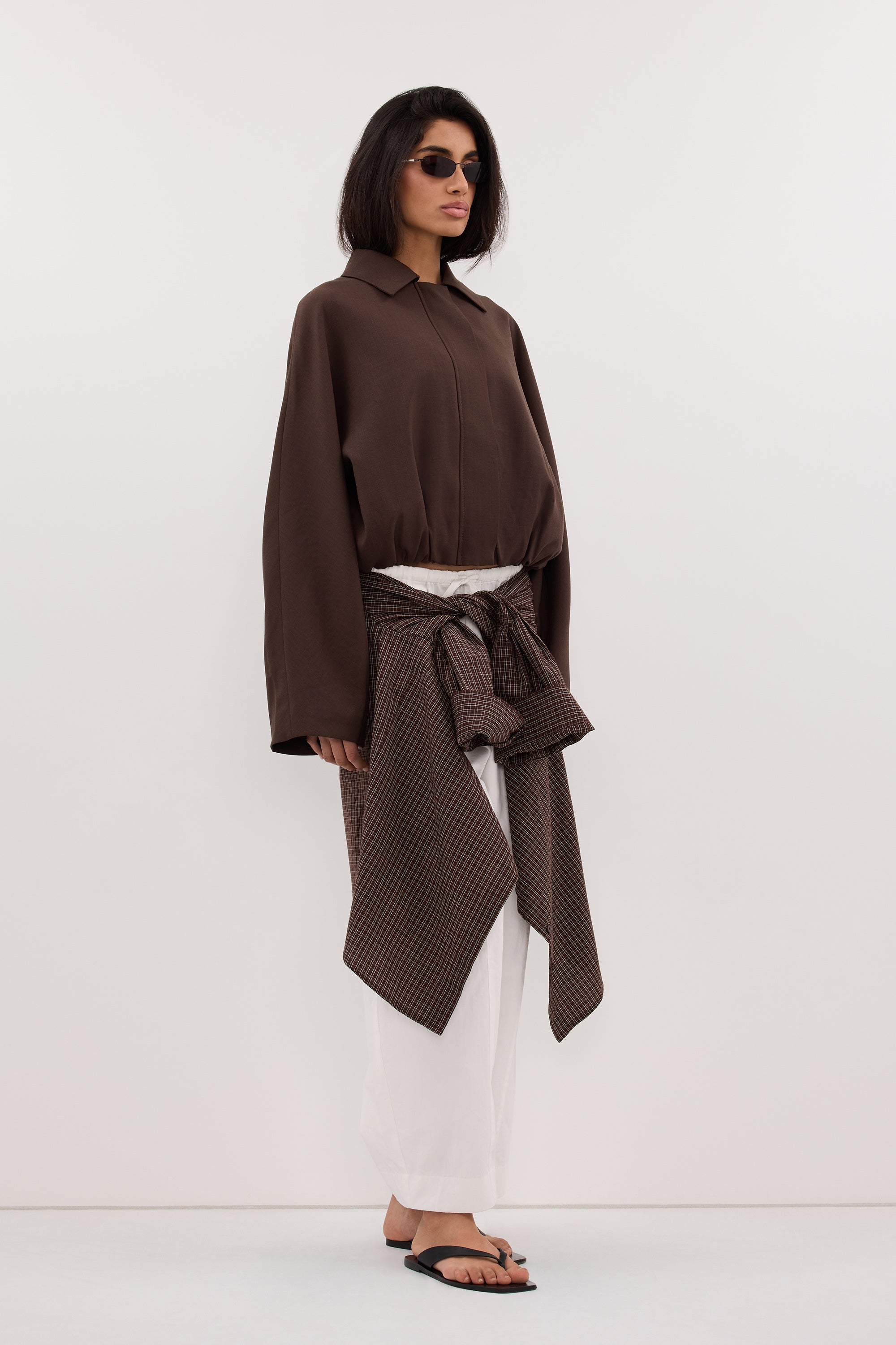 KENDALL MILK CHOC BOMBER JACKET