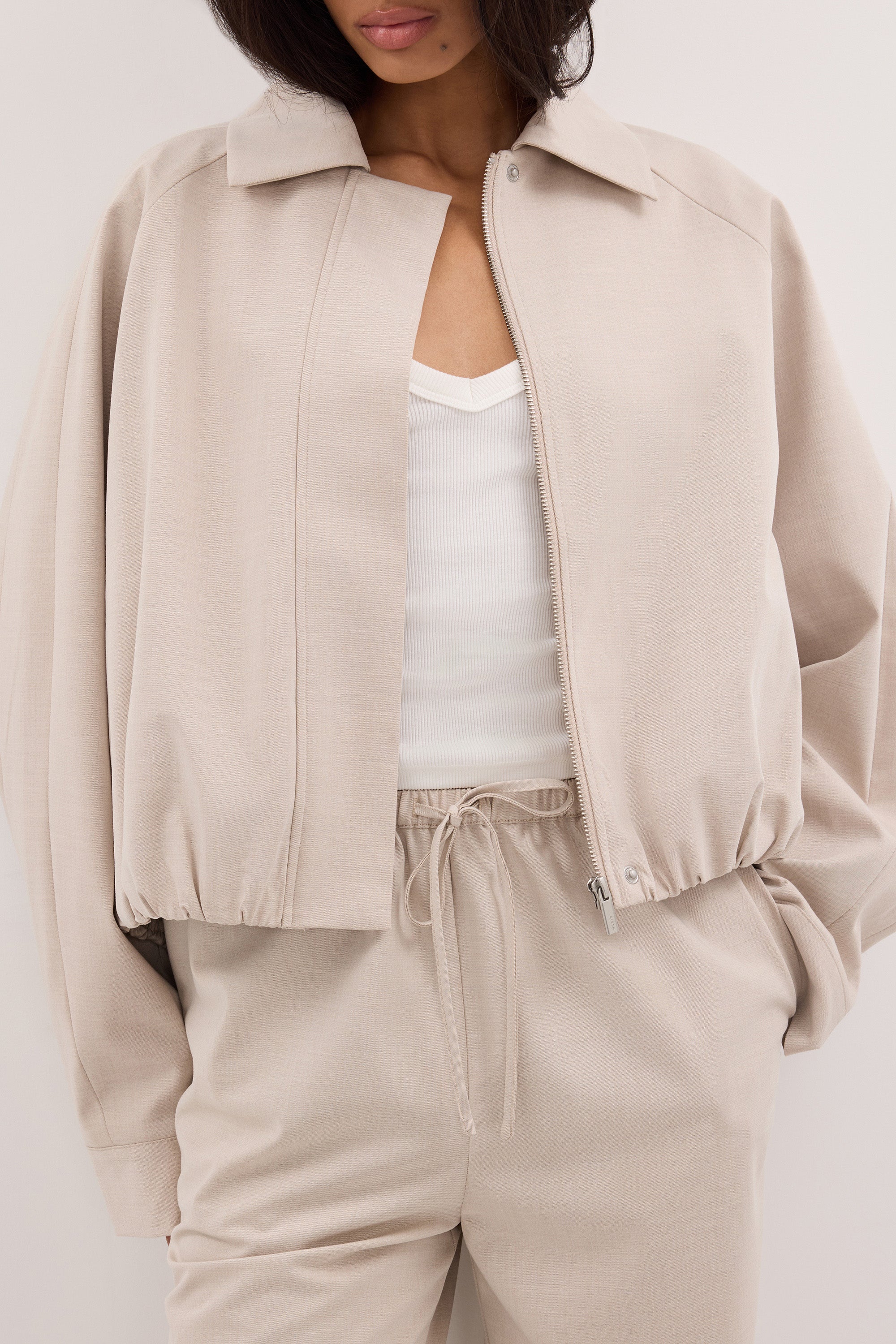 VIANNA BONE MARLE BOMBER JACKET