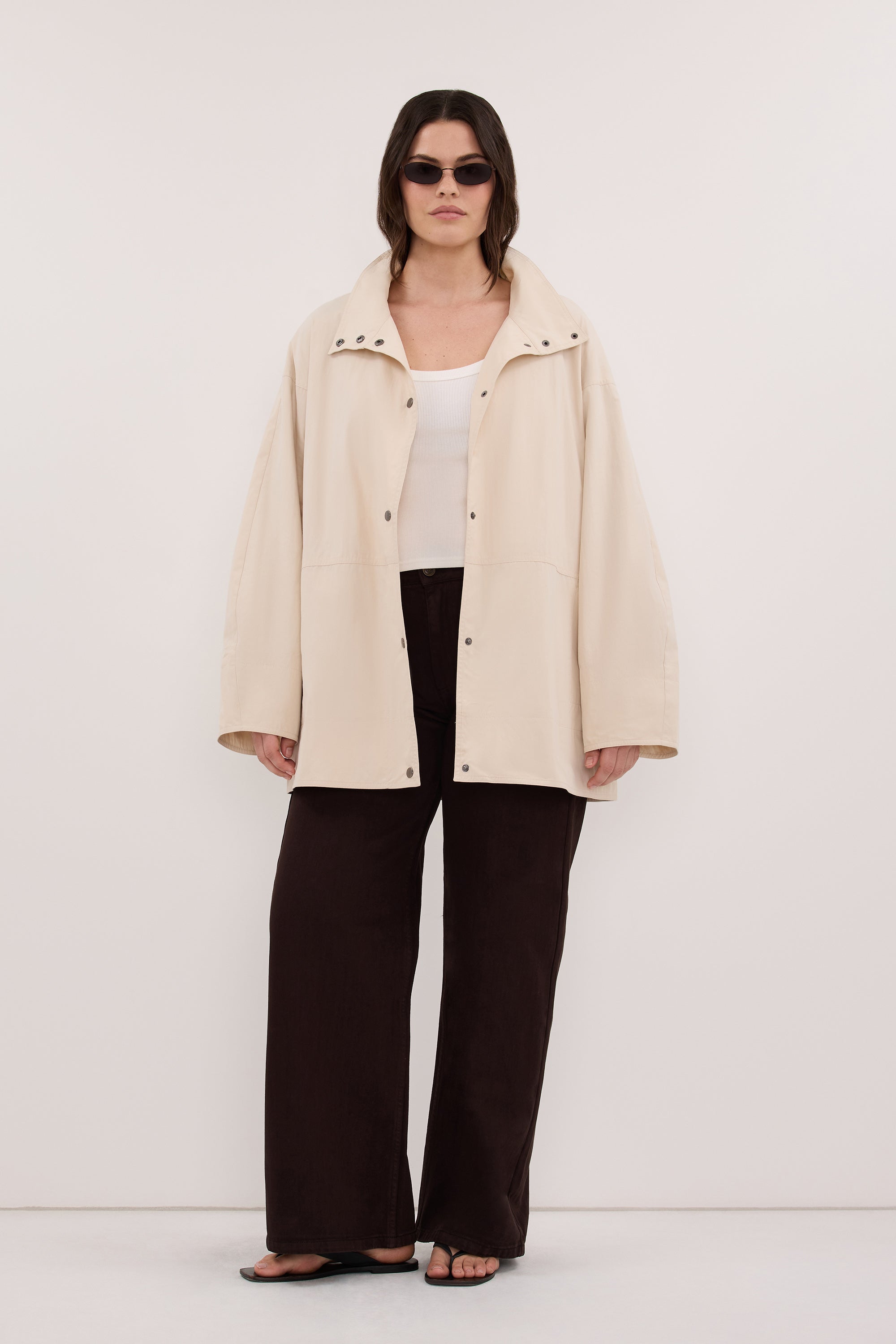 MARIS OYSTER MID LENGTH JACKET