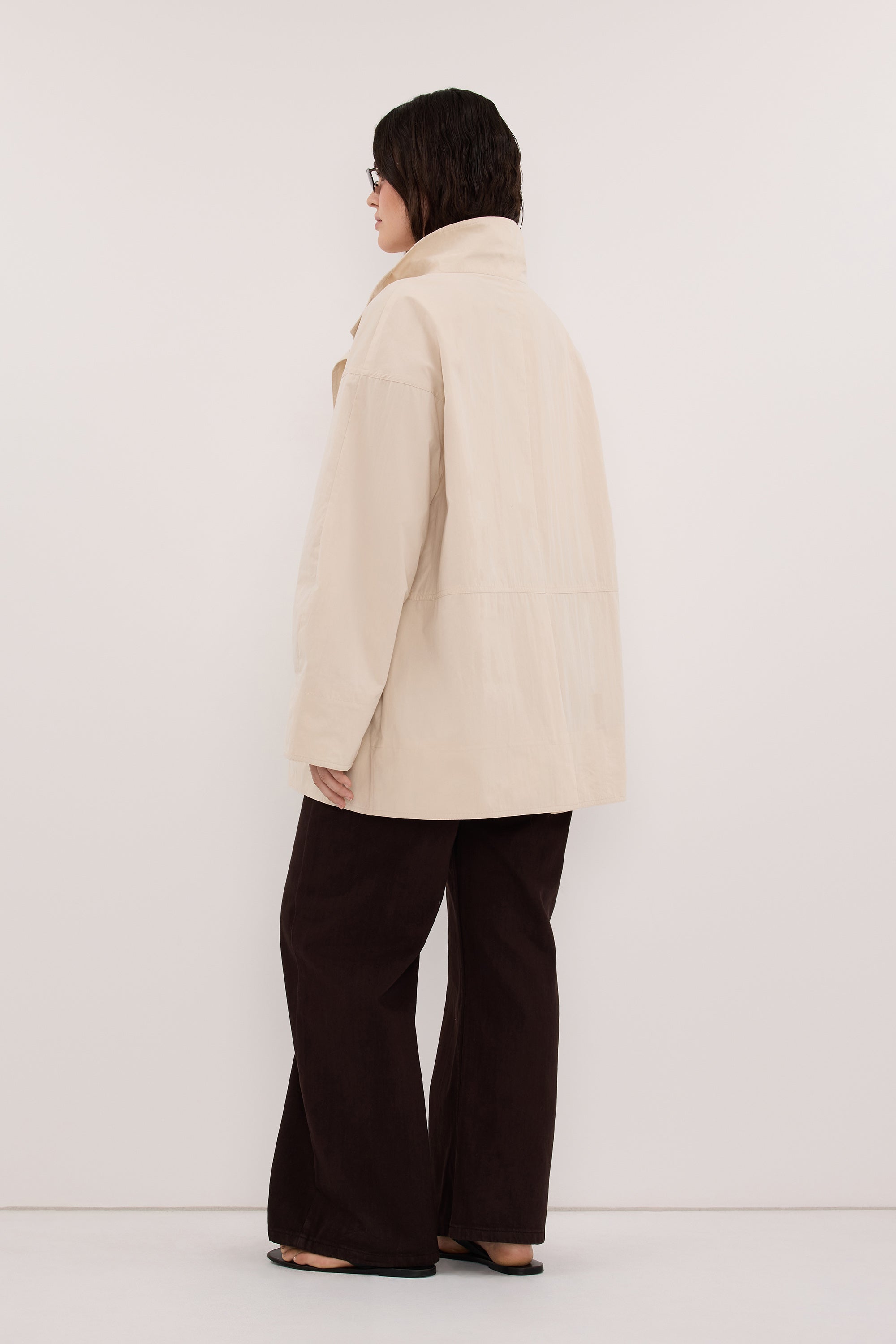 MARIS OYSTER MID LENGTH JACKET