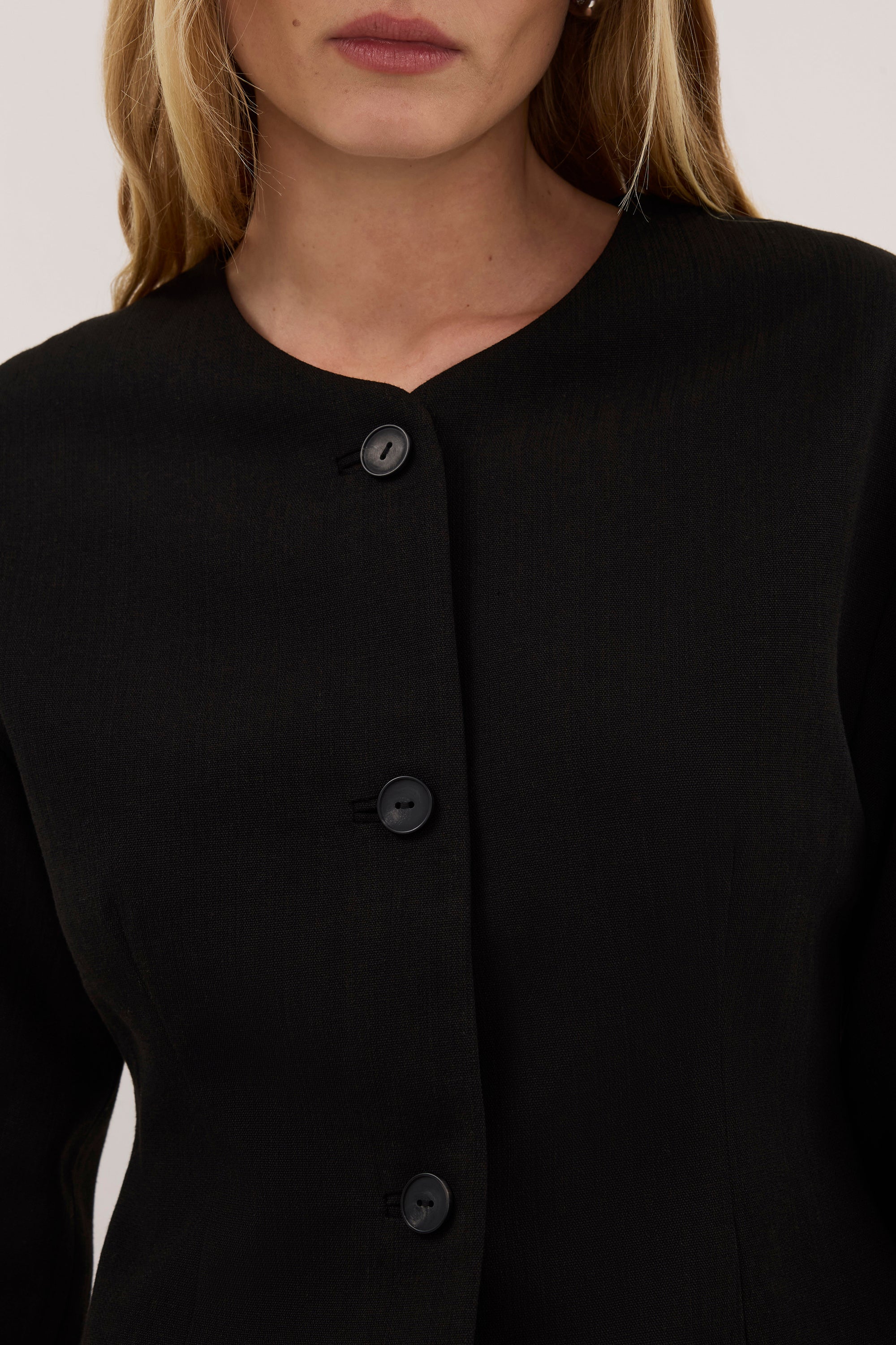 ROSALIE BLACK CROPPED JACKET