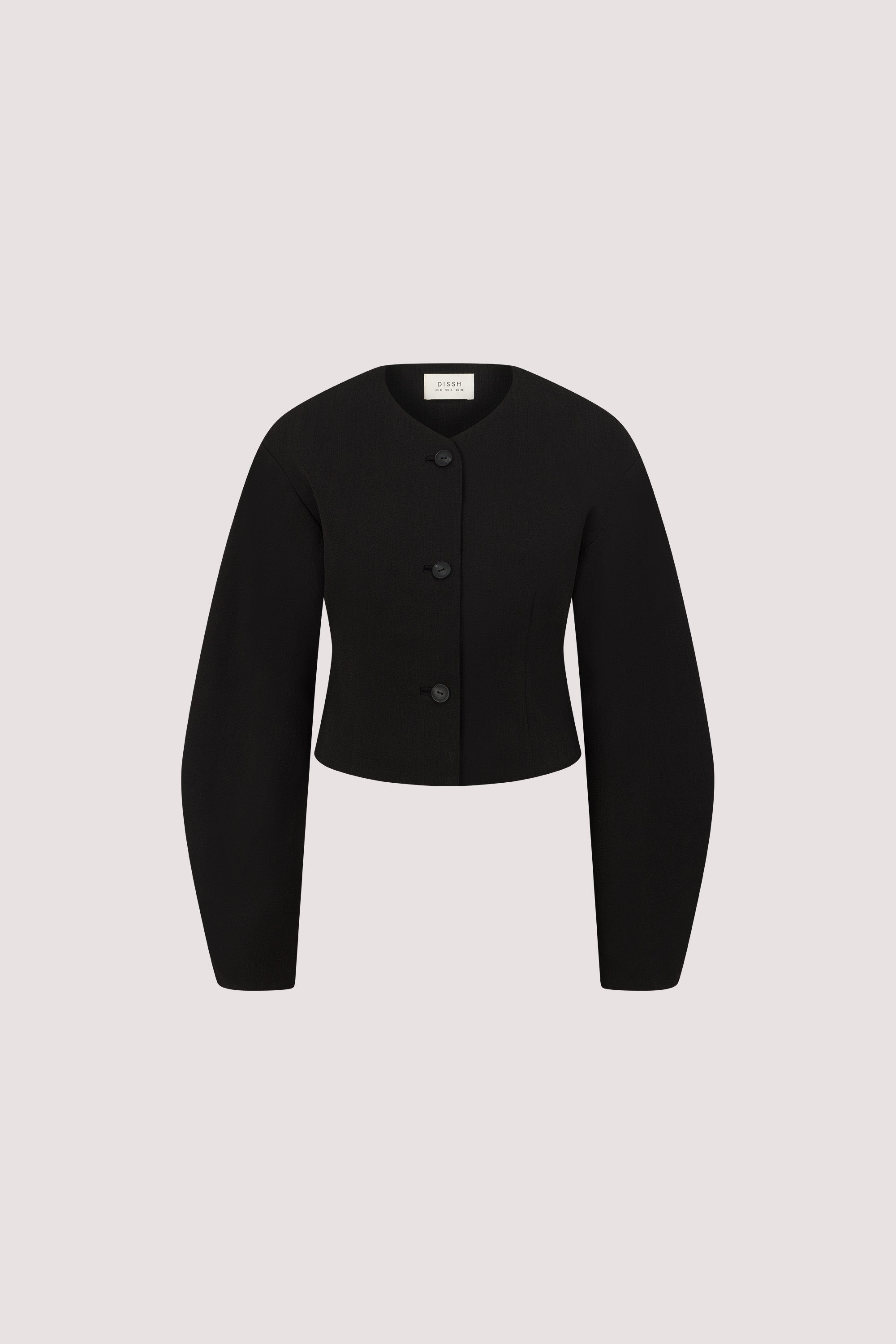ROSALIE BLACK CROPPED JACKET