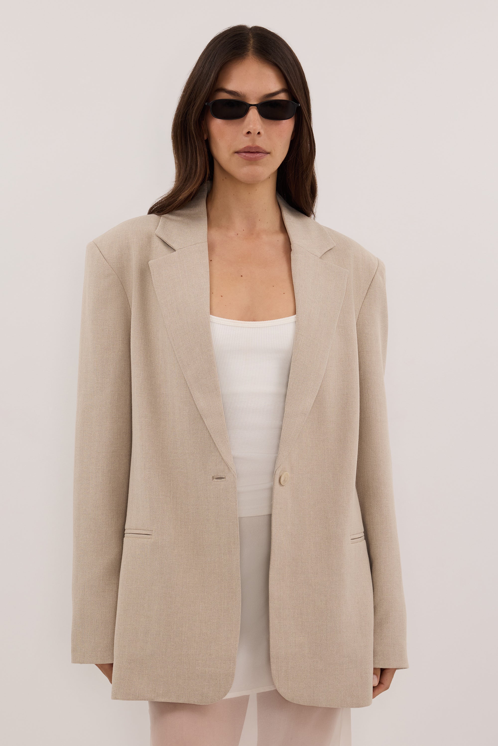 TRINITY OAT OVERSIZED BLAZER