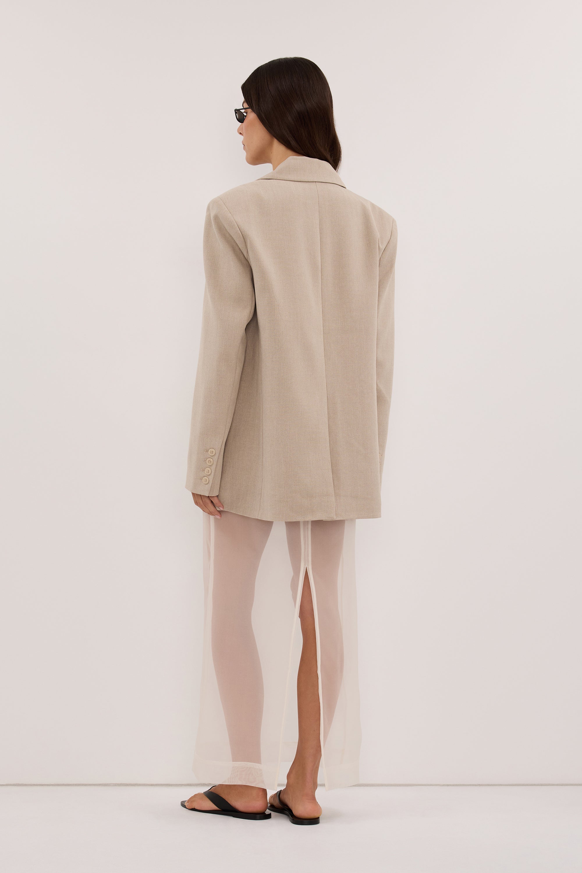 TRINITY OAT OVERSIZED BLAZER