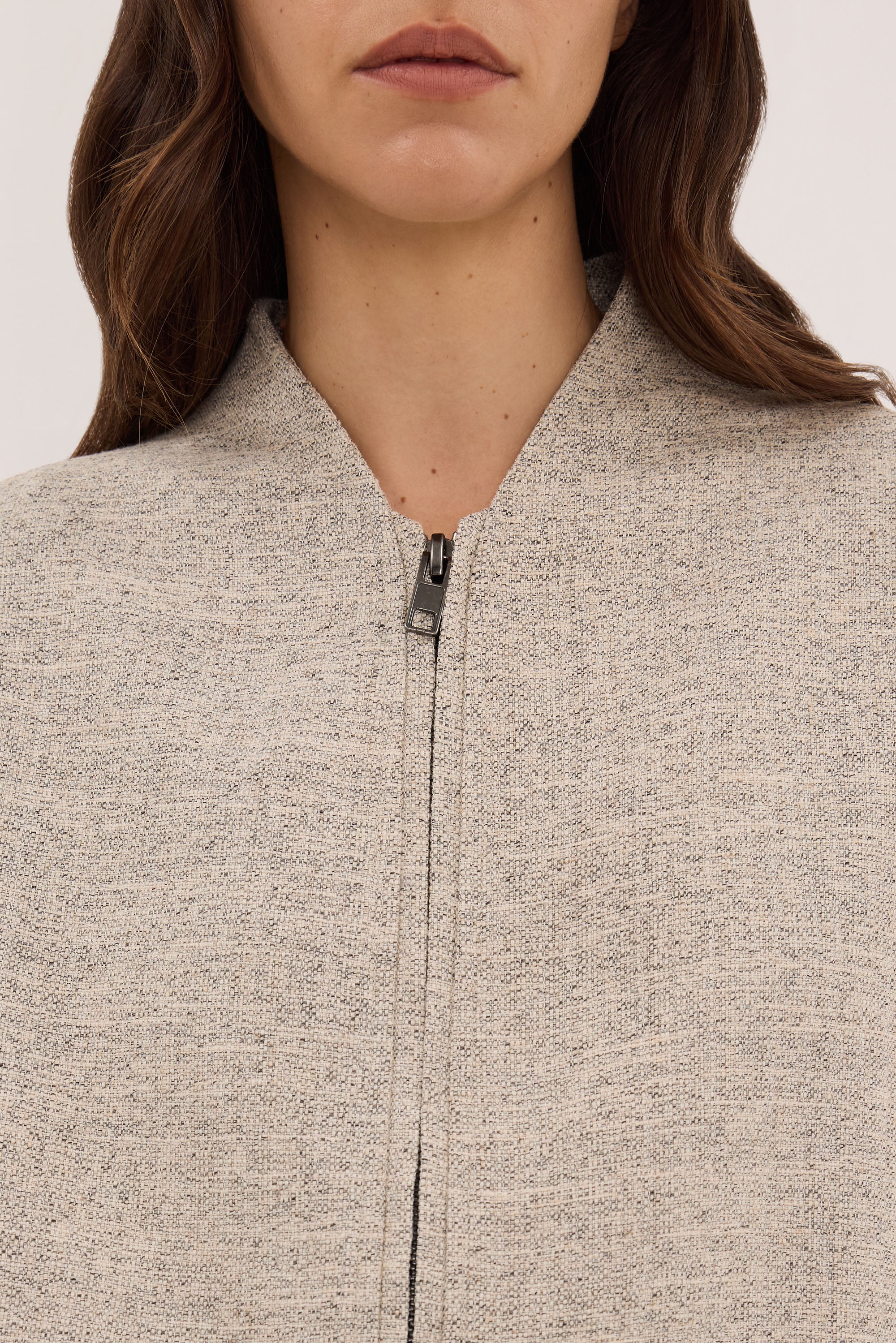 FINN OAT BASKETWEAVE BOMBER JACKET
