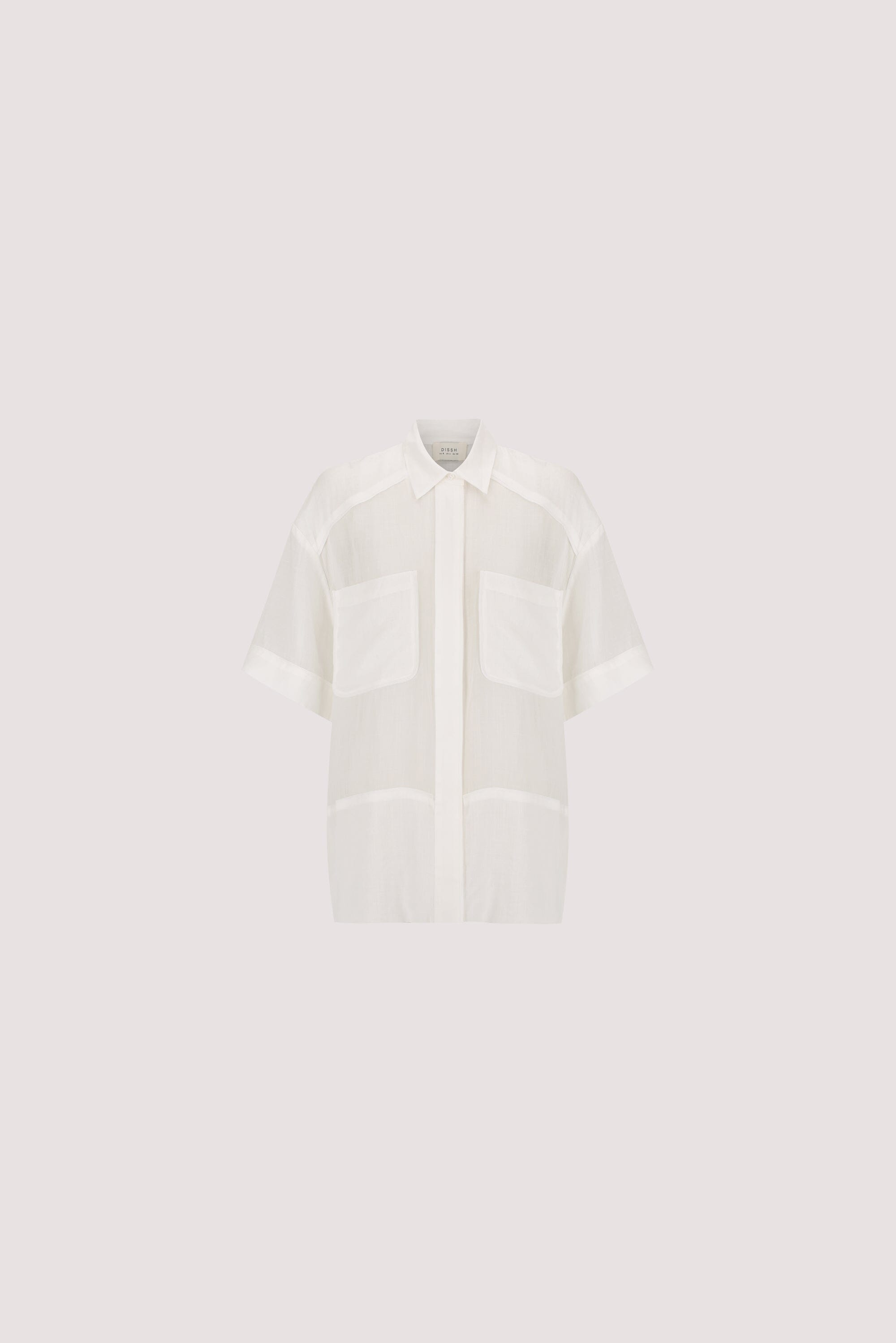 KAI WHITE RAMIE RESORT SHIRT