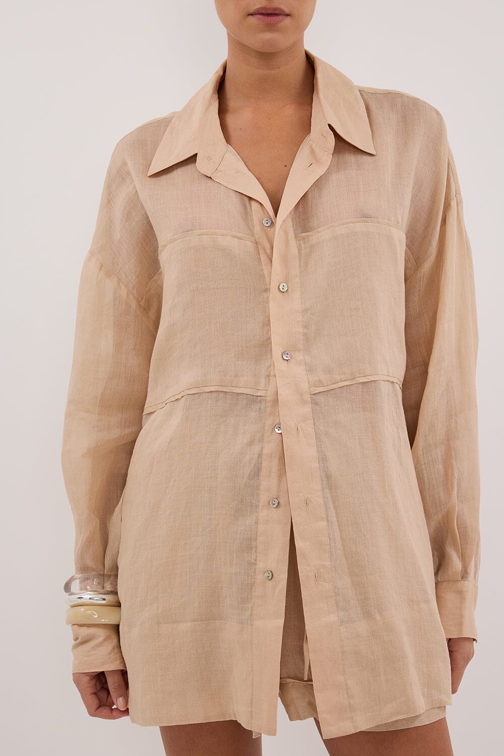 KAI MUSK RAMIE SLEEVED SHIRT Clothing DISSH Boutiques 