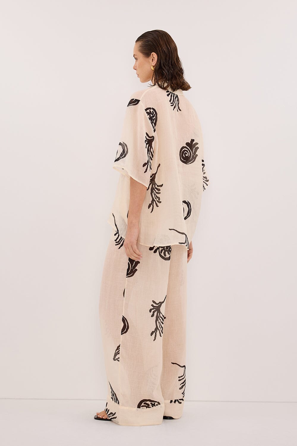 POSITANO SANSTONE RAMIE SHIRT Clothing DISSH Boutiques 