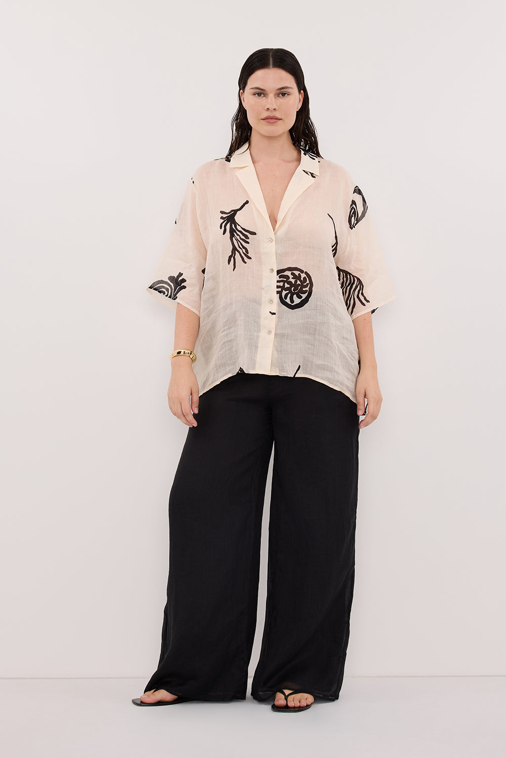 POSITANO SANSTONE RAMIE SHIRT Clothing DISSH Boutiques 