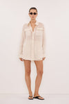TENLEY SANDSTONE RAMIE SHIRT