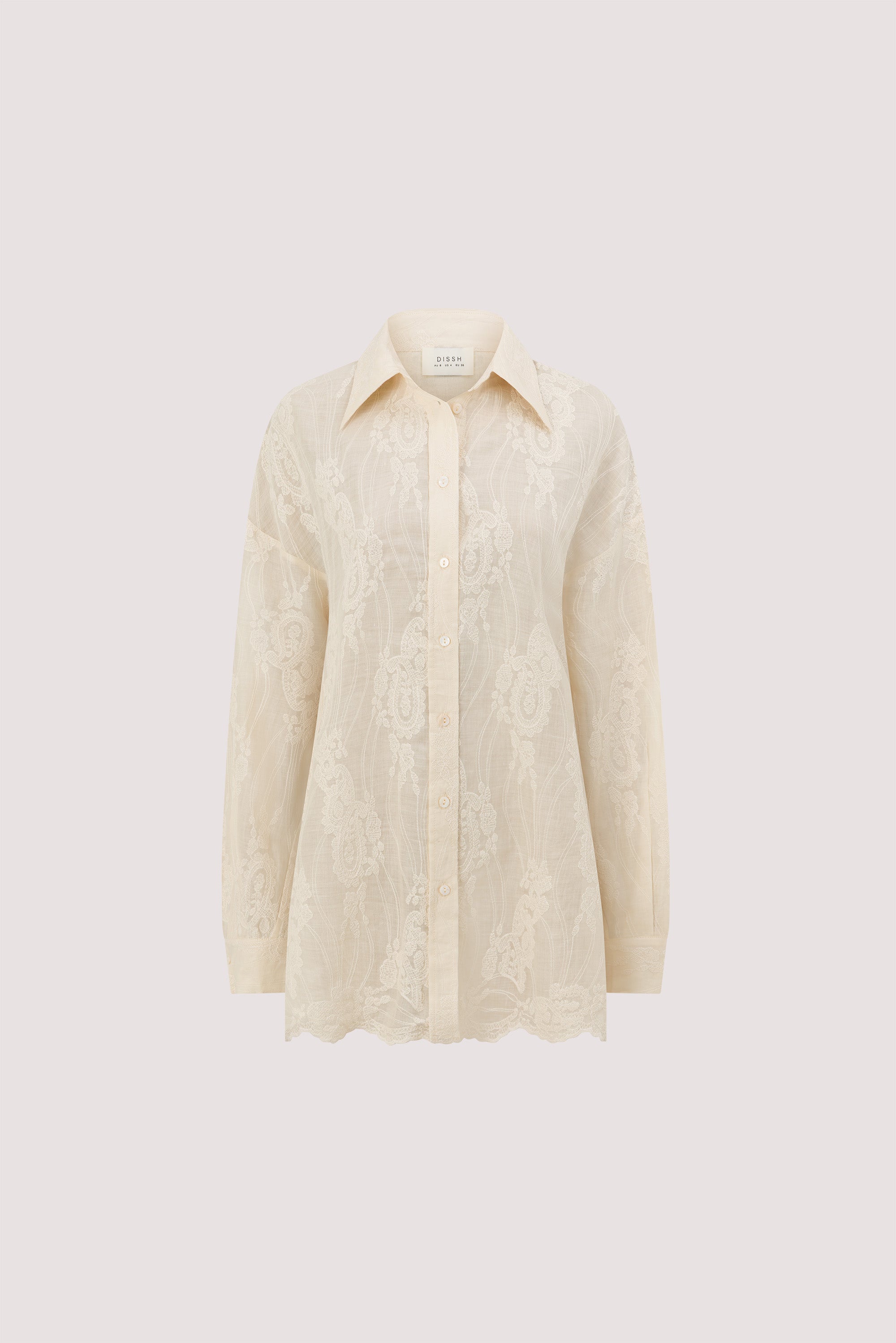CORDELIA SANDSTONE RAMIE SHIRT
