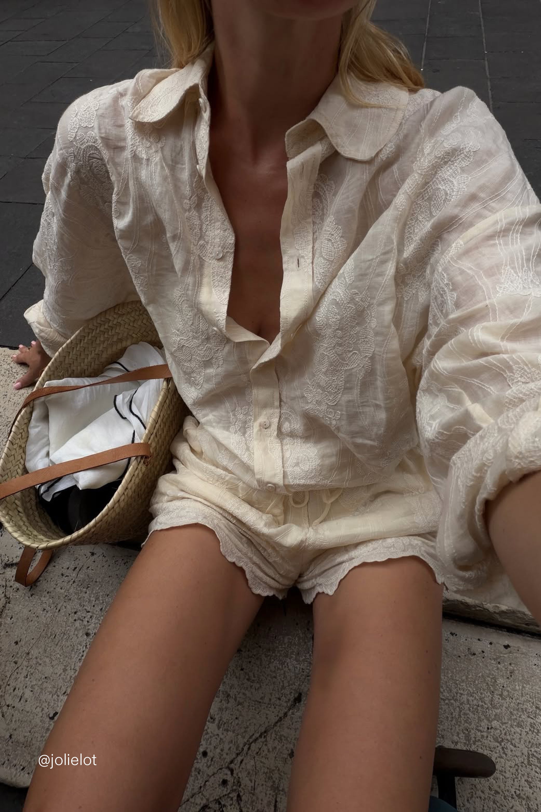 CORDELIA SANDSTONE RAMIE SHIRT