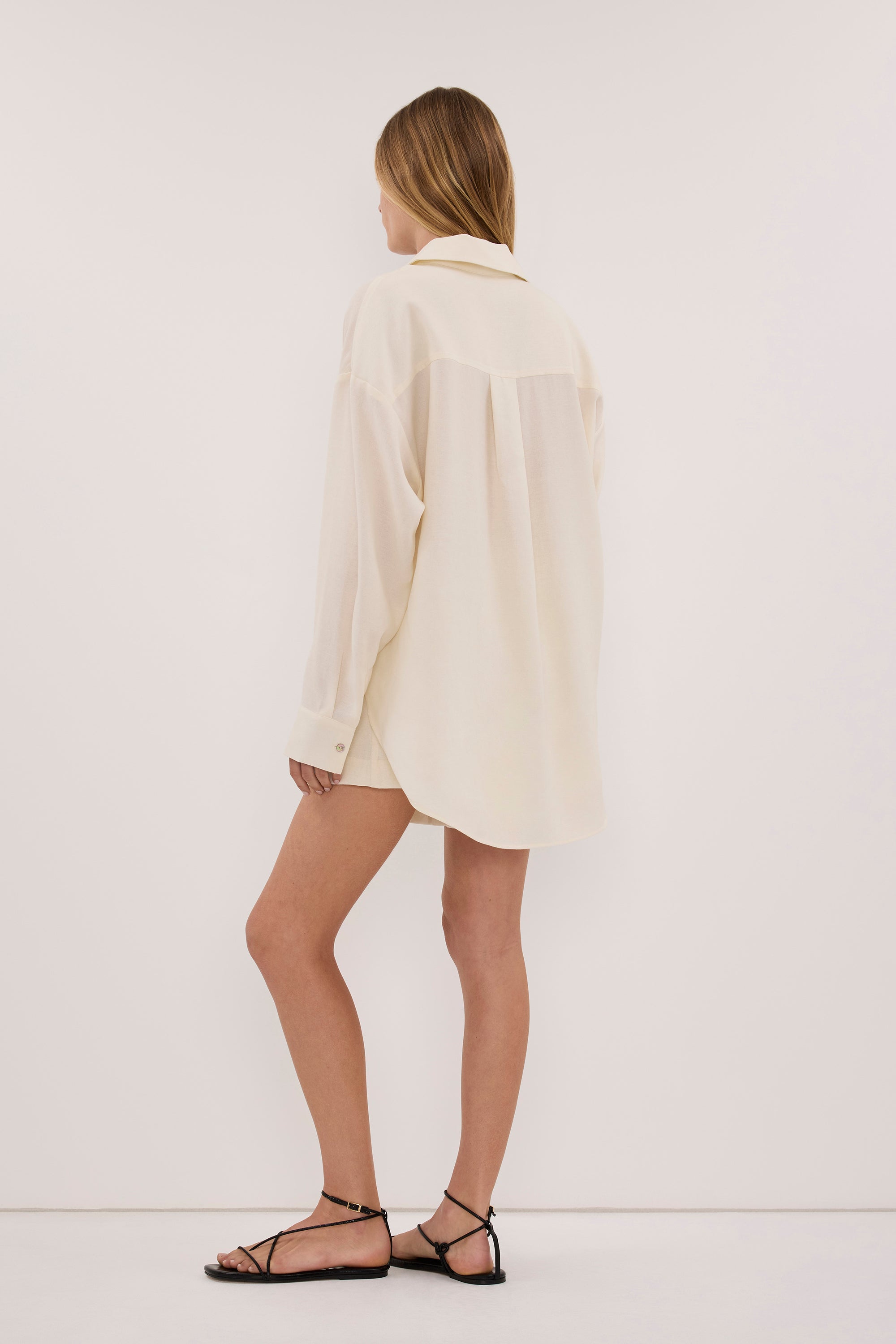 CALIA CREAM RELAXED SHIRT
