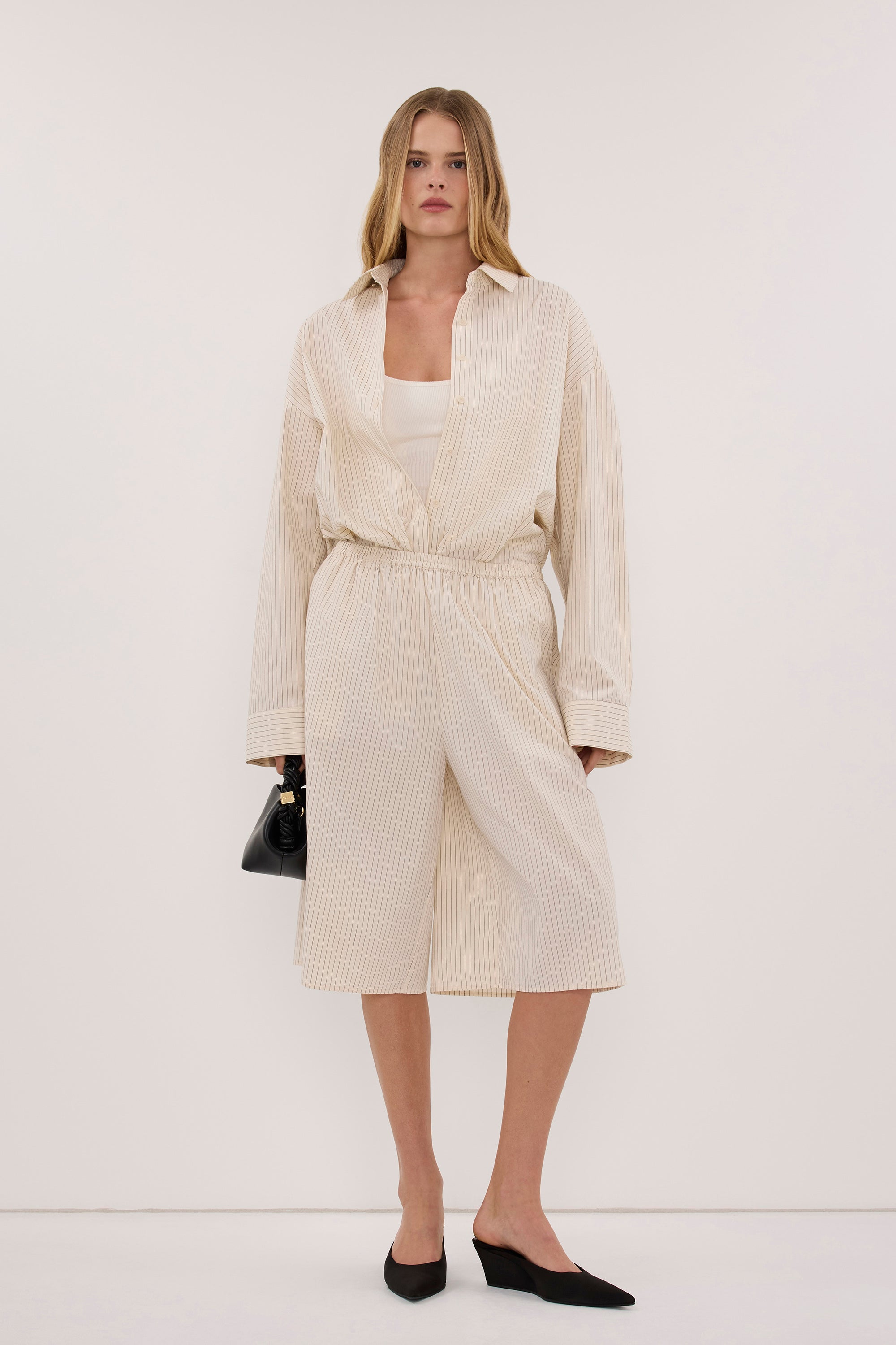 LEIGH CREAM COTTON SHIRT - PRE ORDER