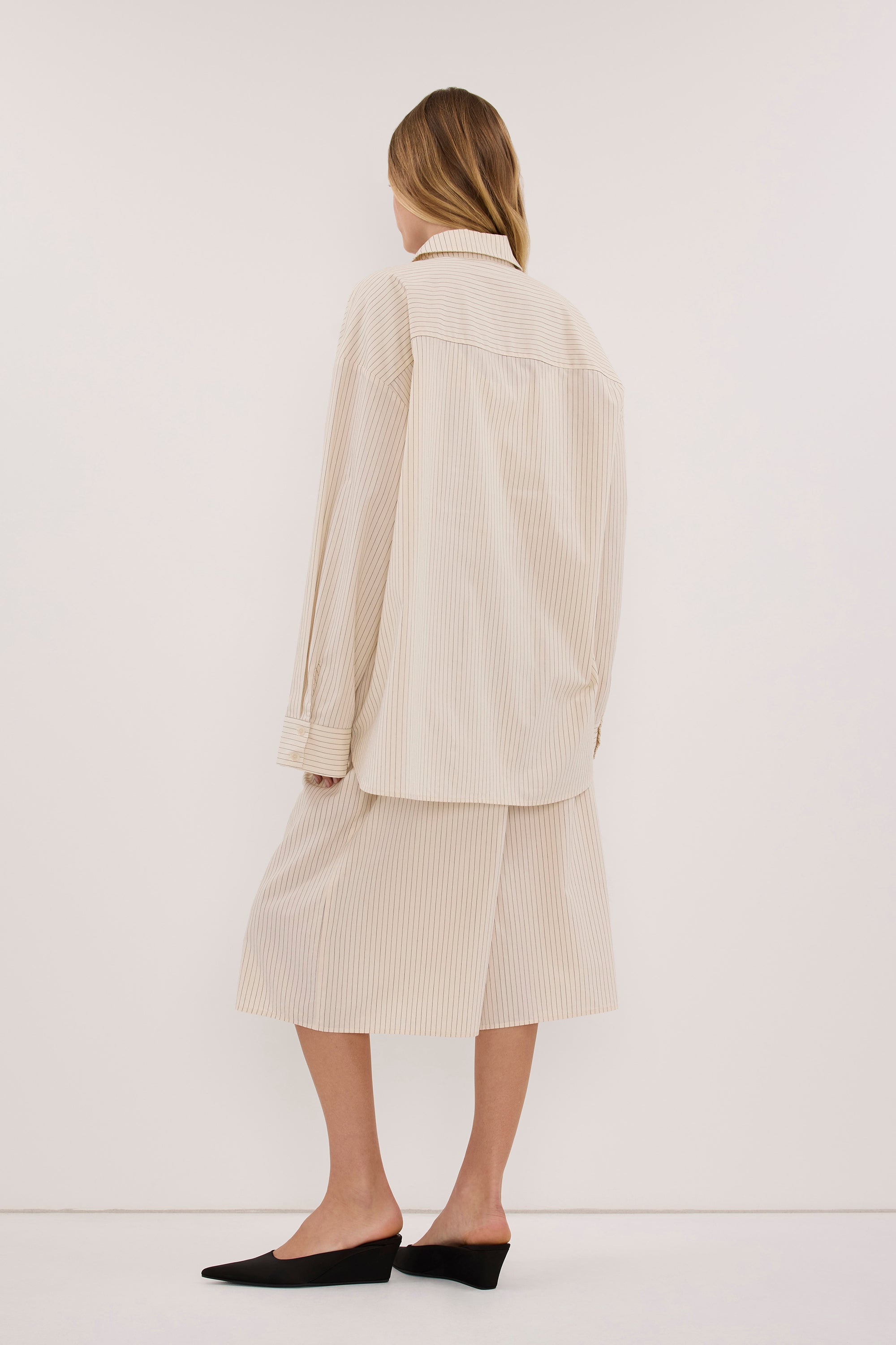 LEIGH CREAM COTTON SHIRT - PRE ORDER