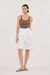 NINA CLOVER LOW SCOOP KNIT TANK