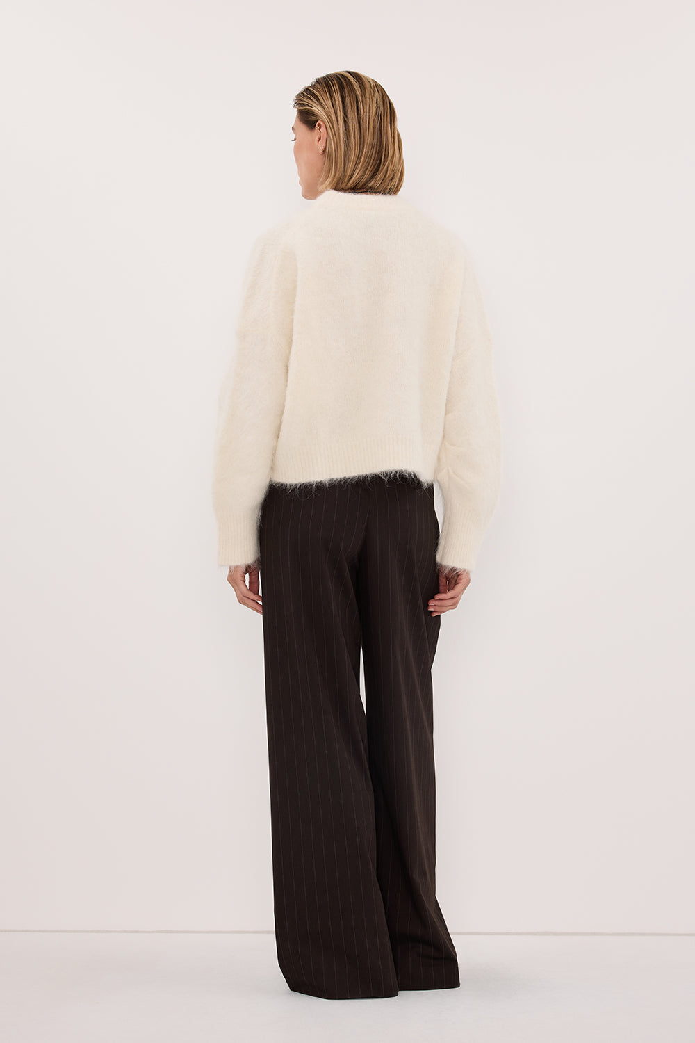 SALMA IVORY TUCK SLEEVE JUMPER Clothing DISSH Boutiques 
