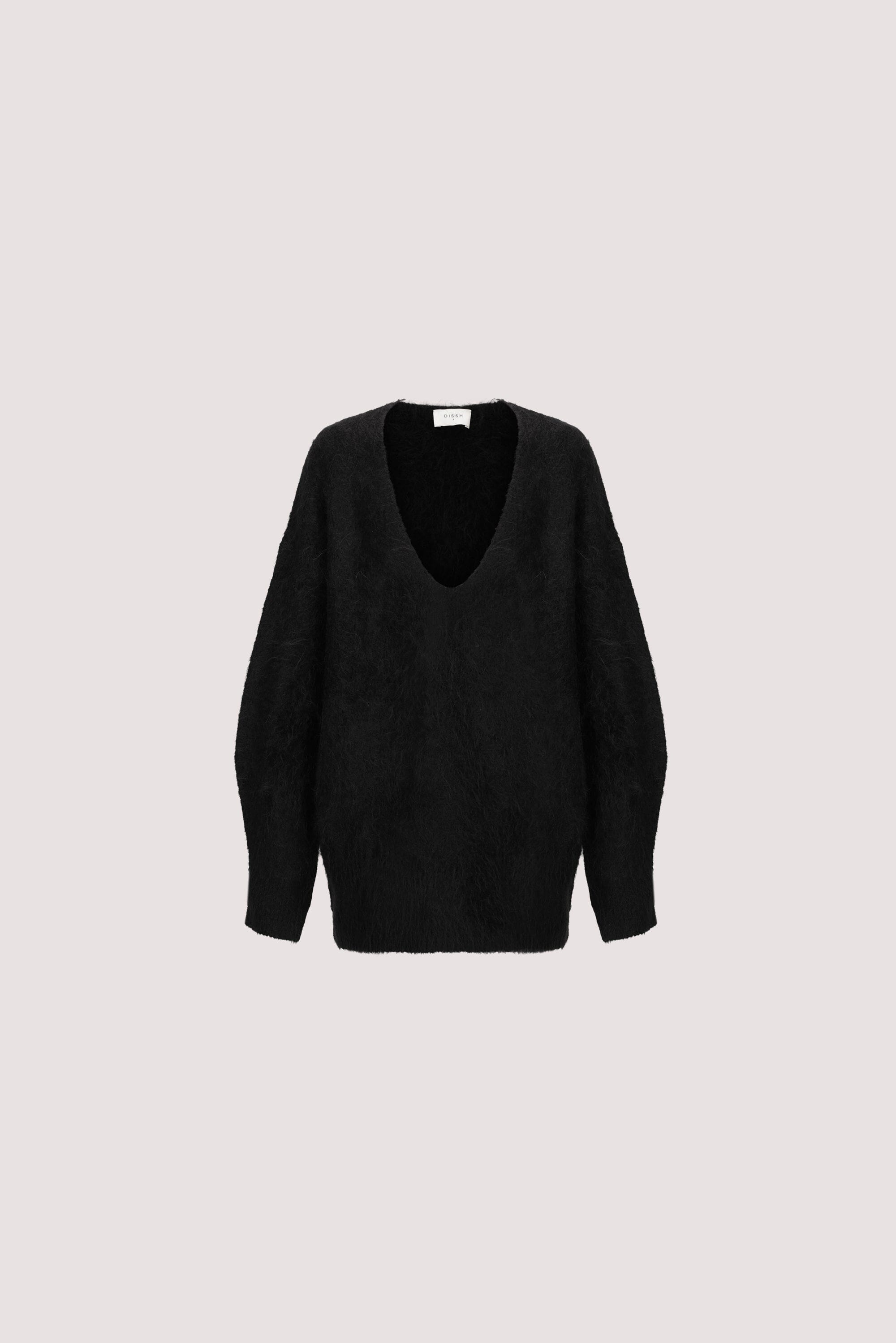 SALMA BLACK V NECK JUMPER
