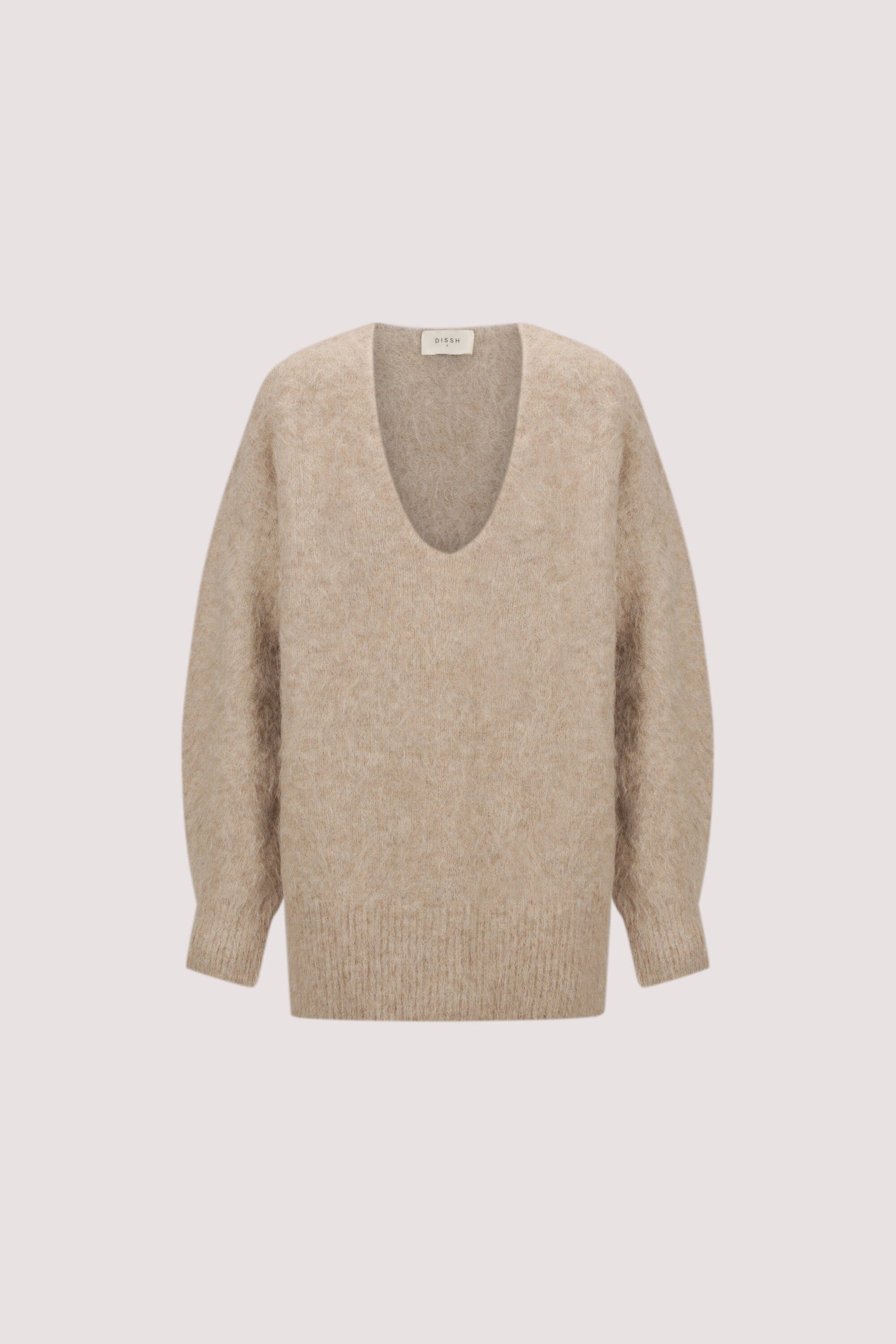 SALMA OAT V NECK JUMPER Clothing DISSH Boutiques 