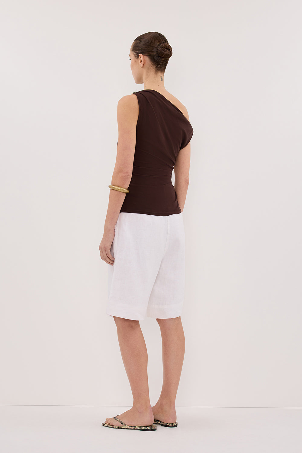 INEZ CHOC ASYM KNIT TOP Clothing DISSH Boutiques 
