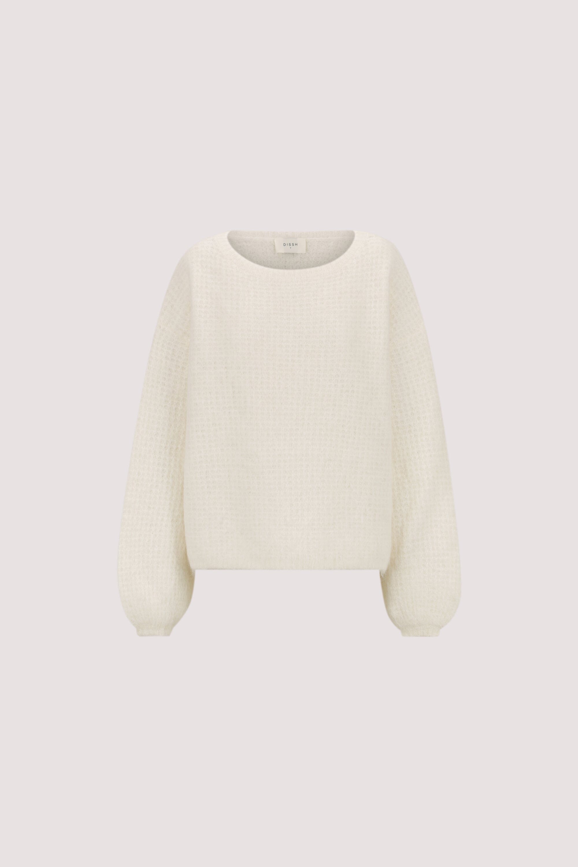 ALYSSA IVORY CREW NECK JUMPER Clothing DISSH Boutiques 