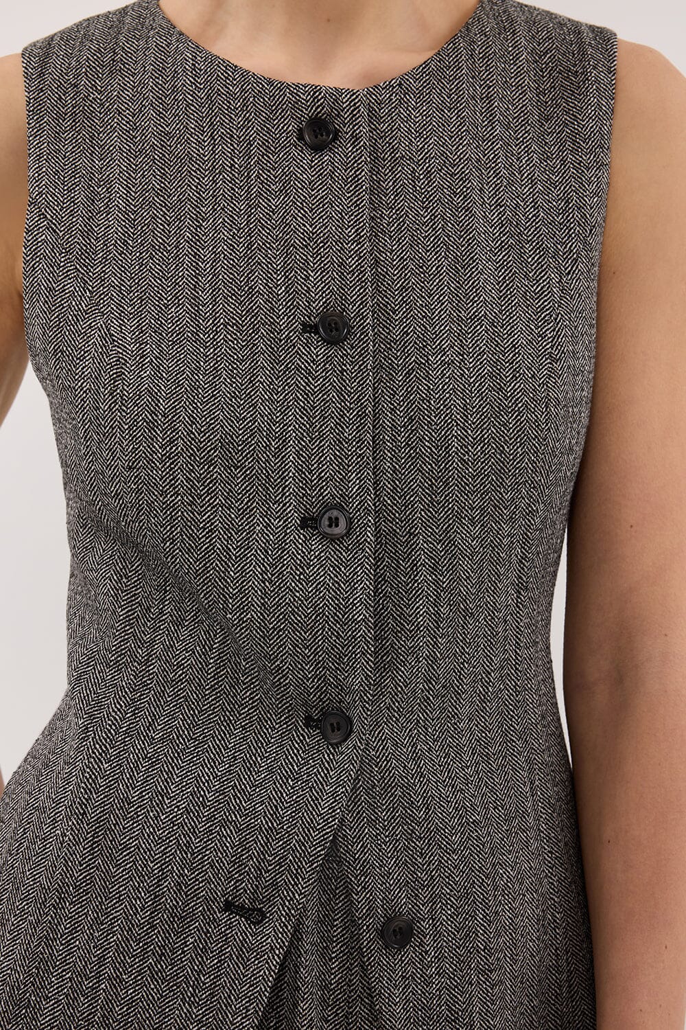 トップス RIBBON TWILL VEST (CHARCOAL) Barry.Wang Mens Victorian Vest Steampunk Gothic Green Black