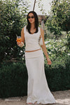 JULIE OFF WHITE MODAL BLEND TANK TOP