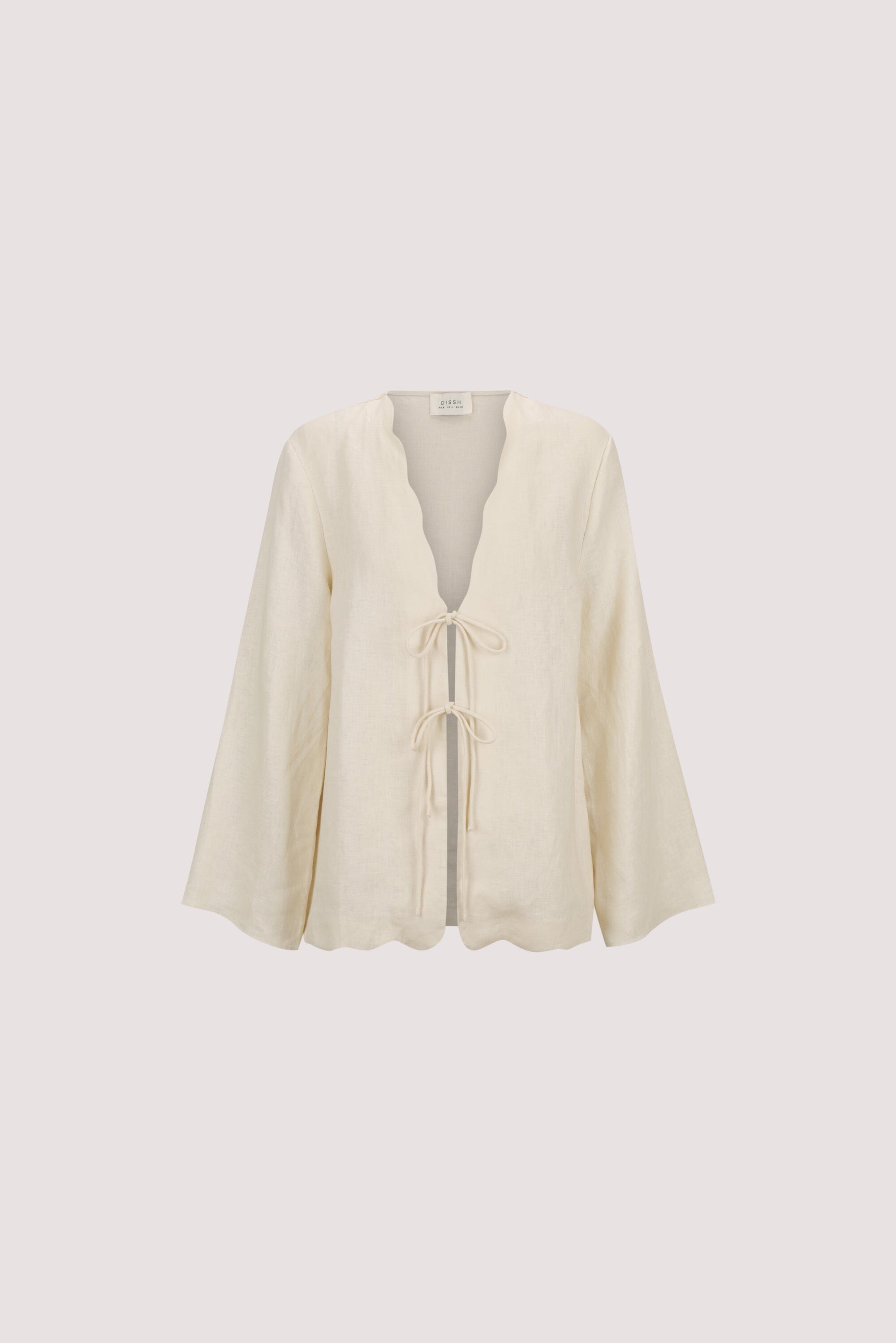 LELA SANDSTONE LONG SLEEVE LINEN TOP Clothing DISSH Boutiques 