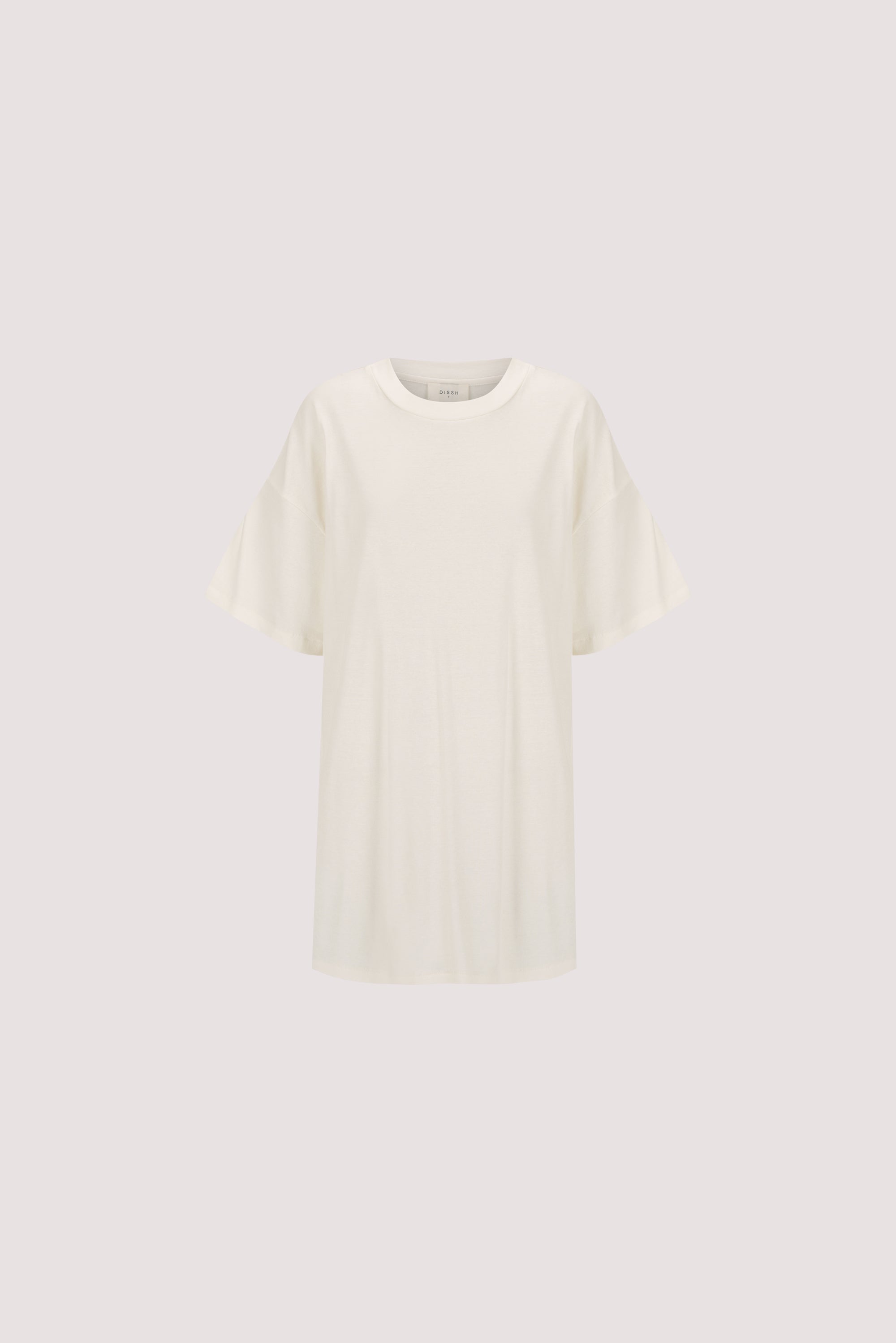 SLOANE CREAM COTTON LONGLINE TEE
