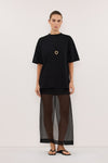 TYRA BLACK BOYFRIEND TEE