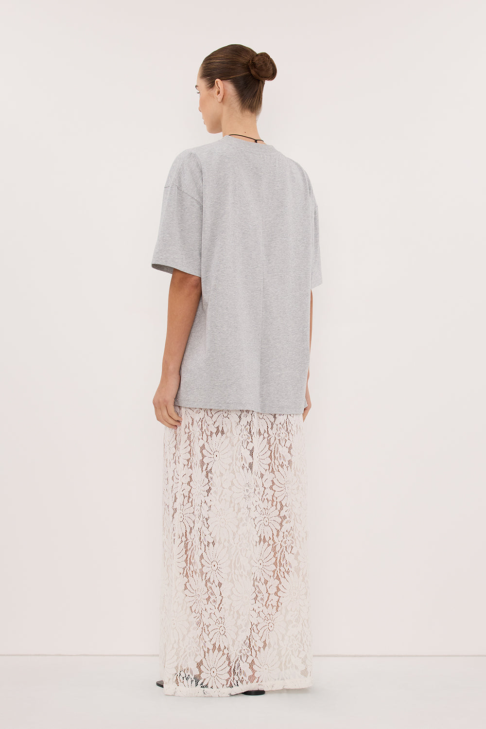 TYRA SILVER MARLE BOYFRIEND TEE