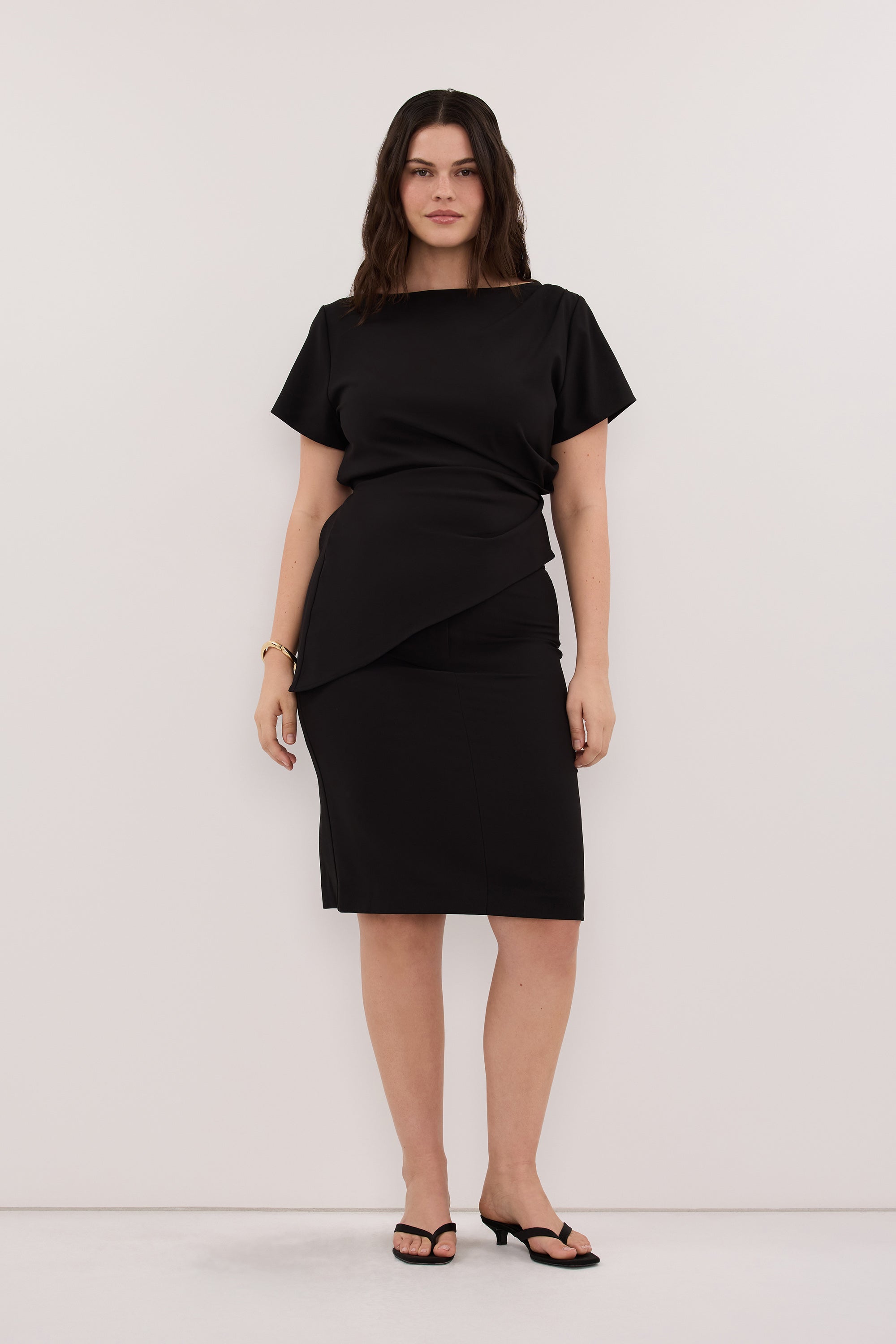 PARKER BLACK ASYM TOP