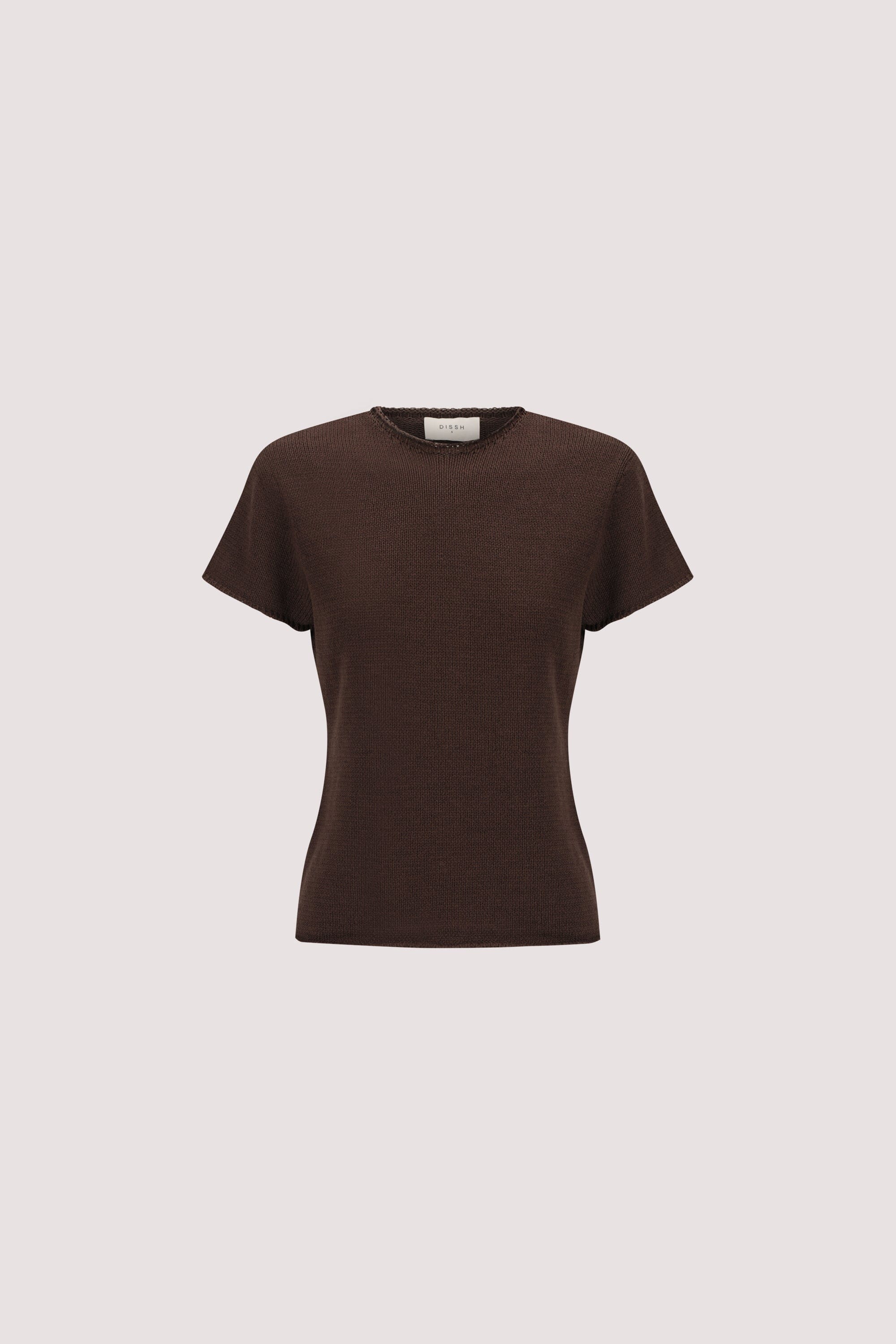 ORIA BURNT CHOC COTTON BABY TEE