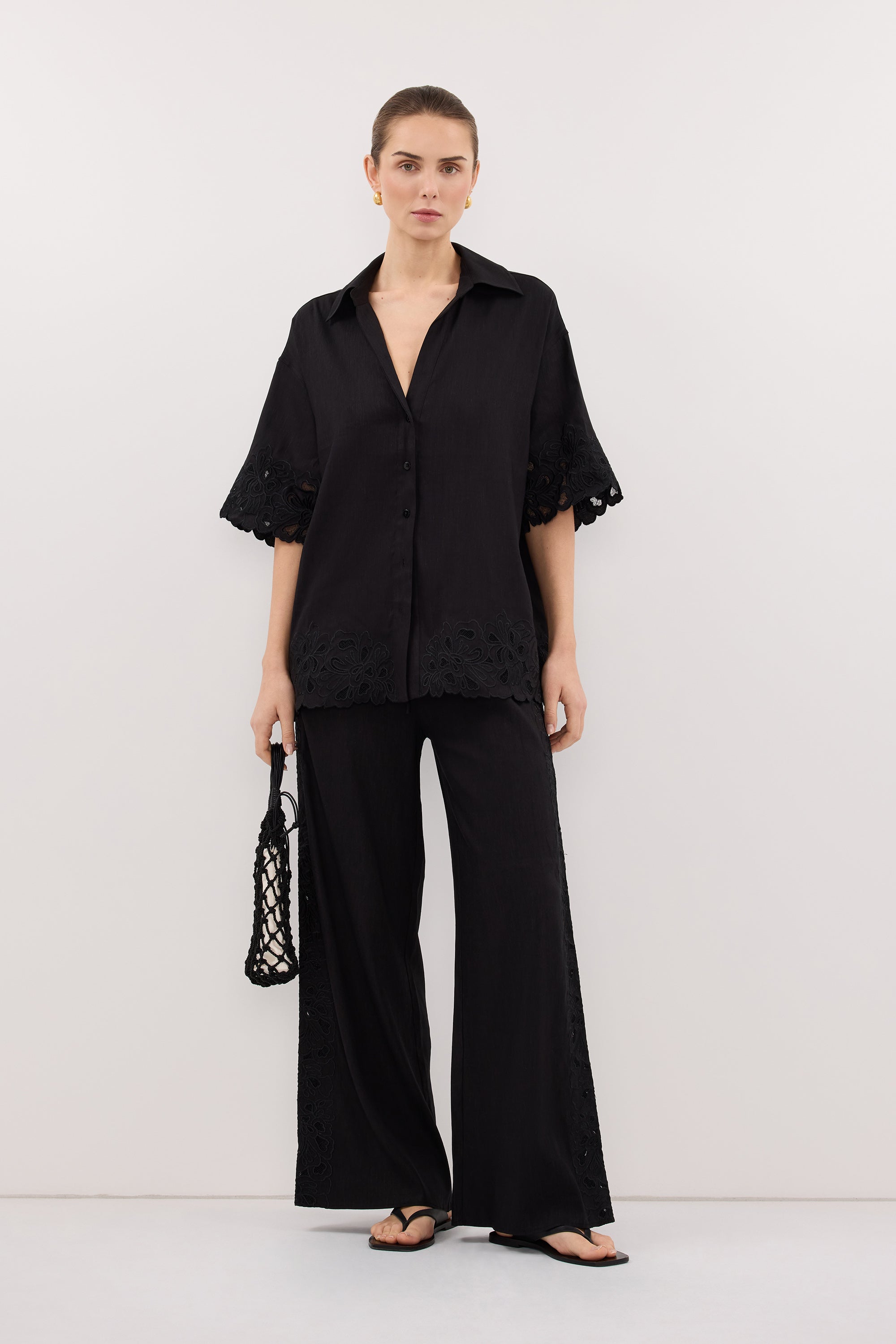 ZARIA BLACK SHIRT