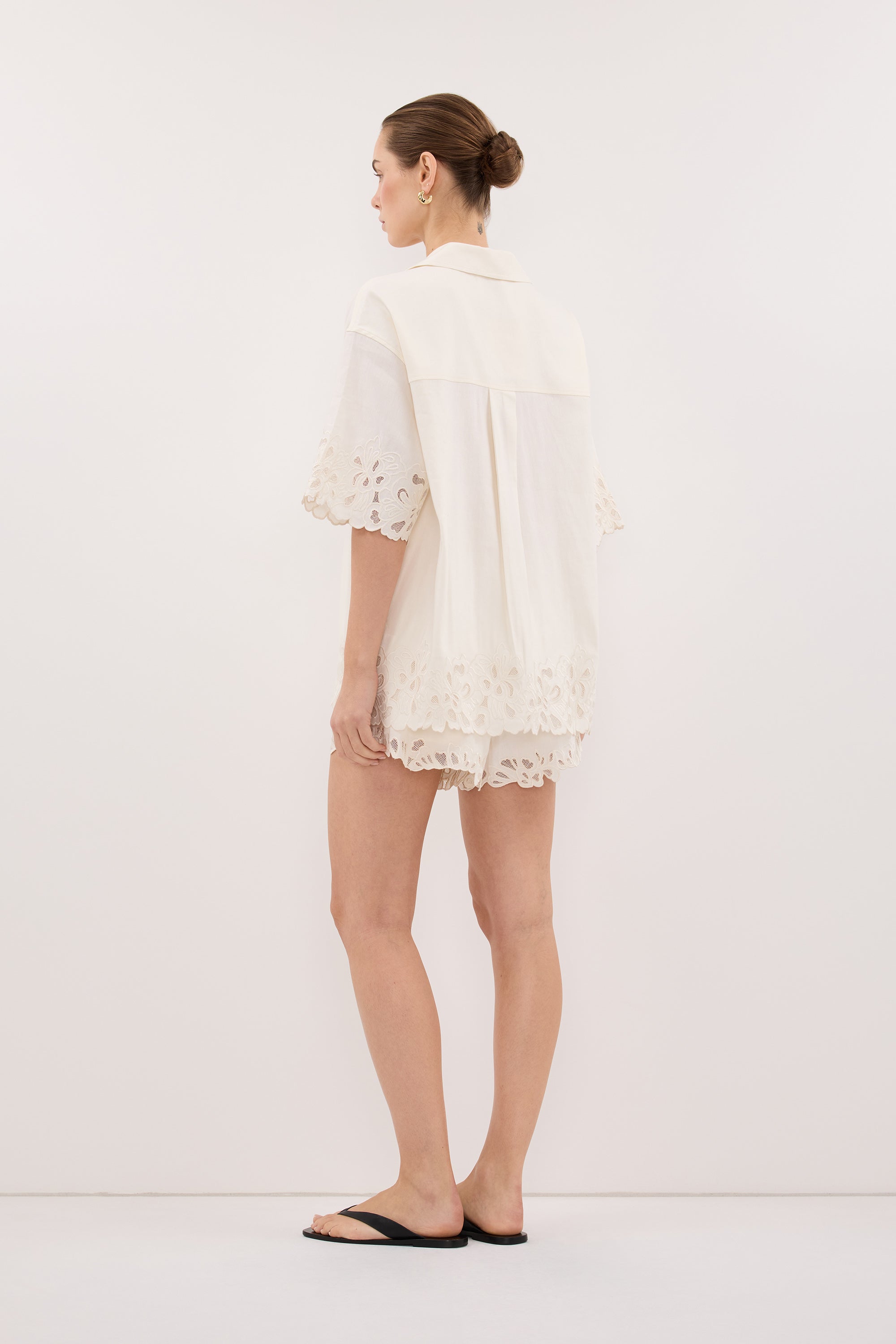 ZARIA OFF WHITE SHIRT