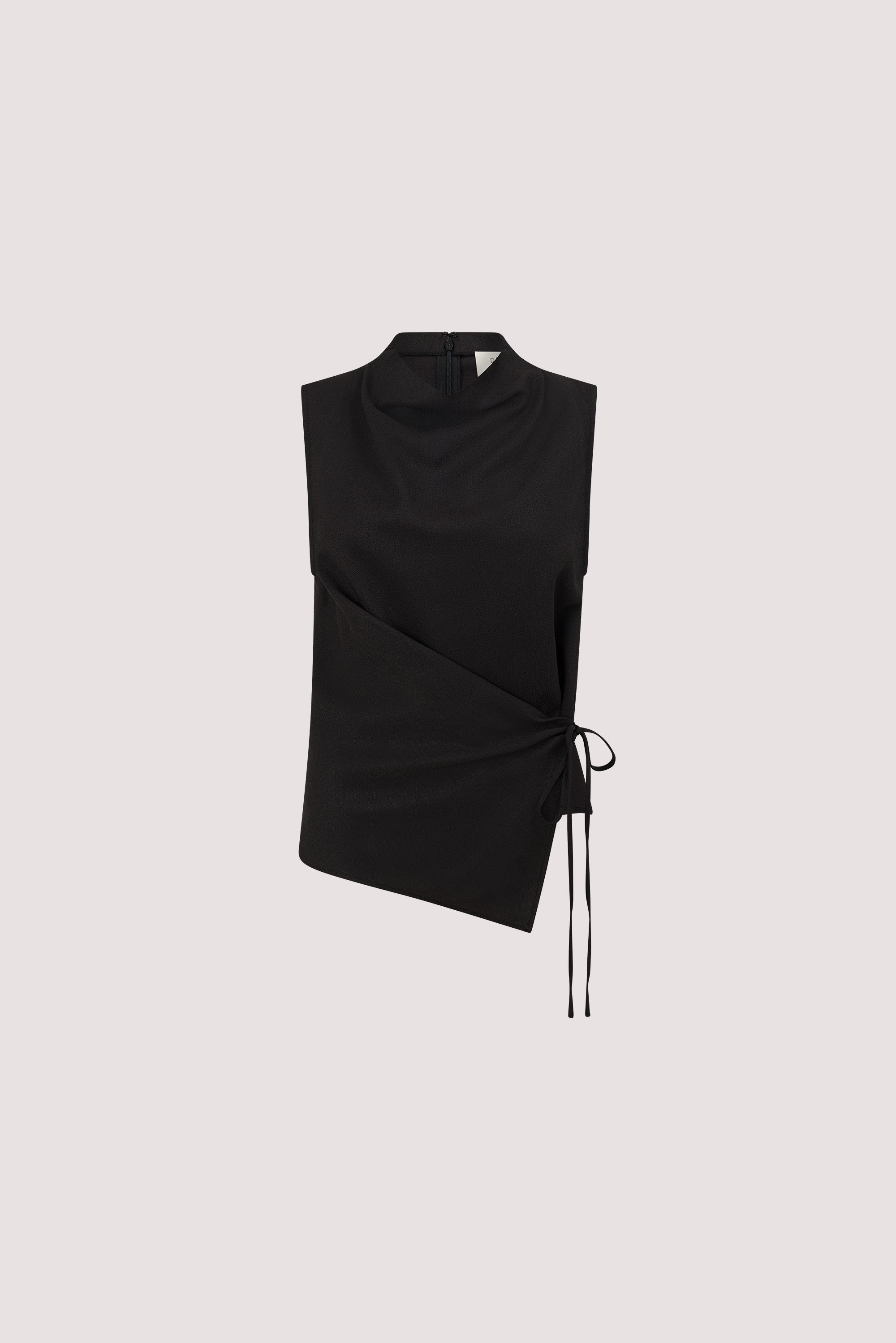 CALIA BLACK TIE TOP