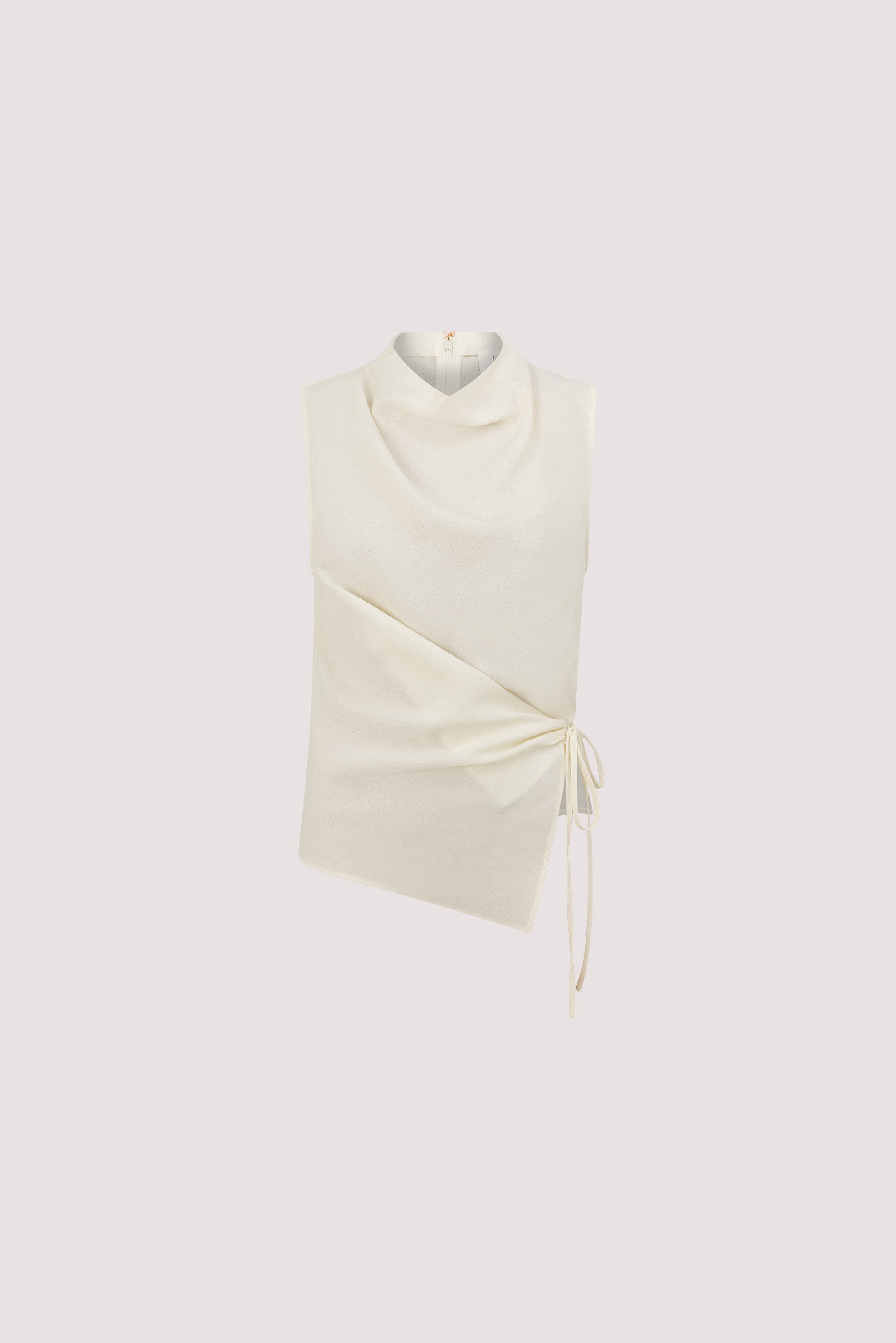 CALIA CREAM TIE TOP