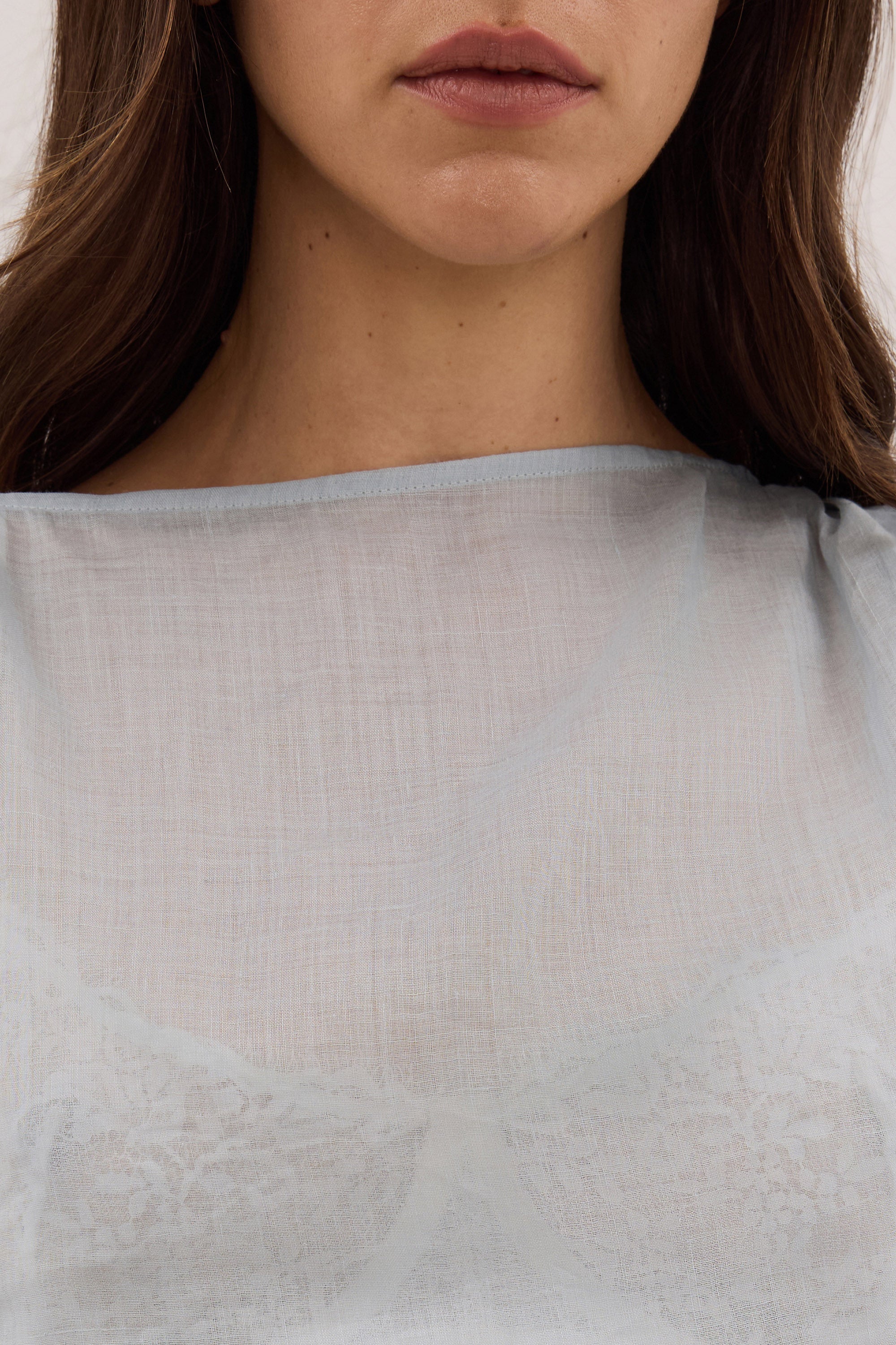 LENA MINERAL RAMIE TIE TOP