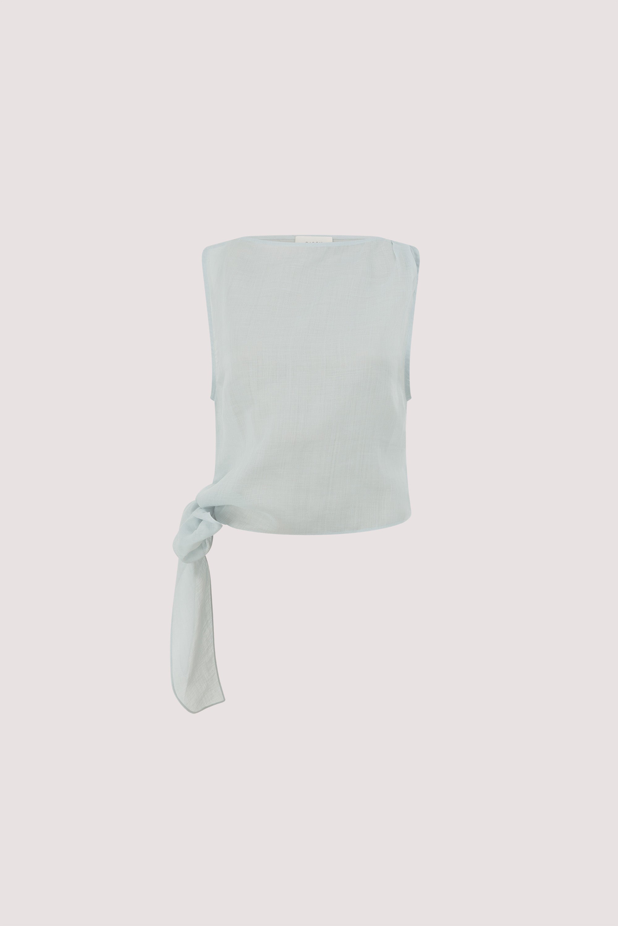 LENA MINERAL RAMIE TIE TOP