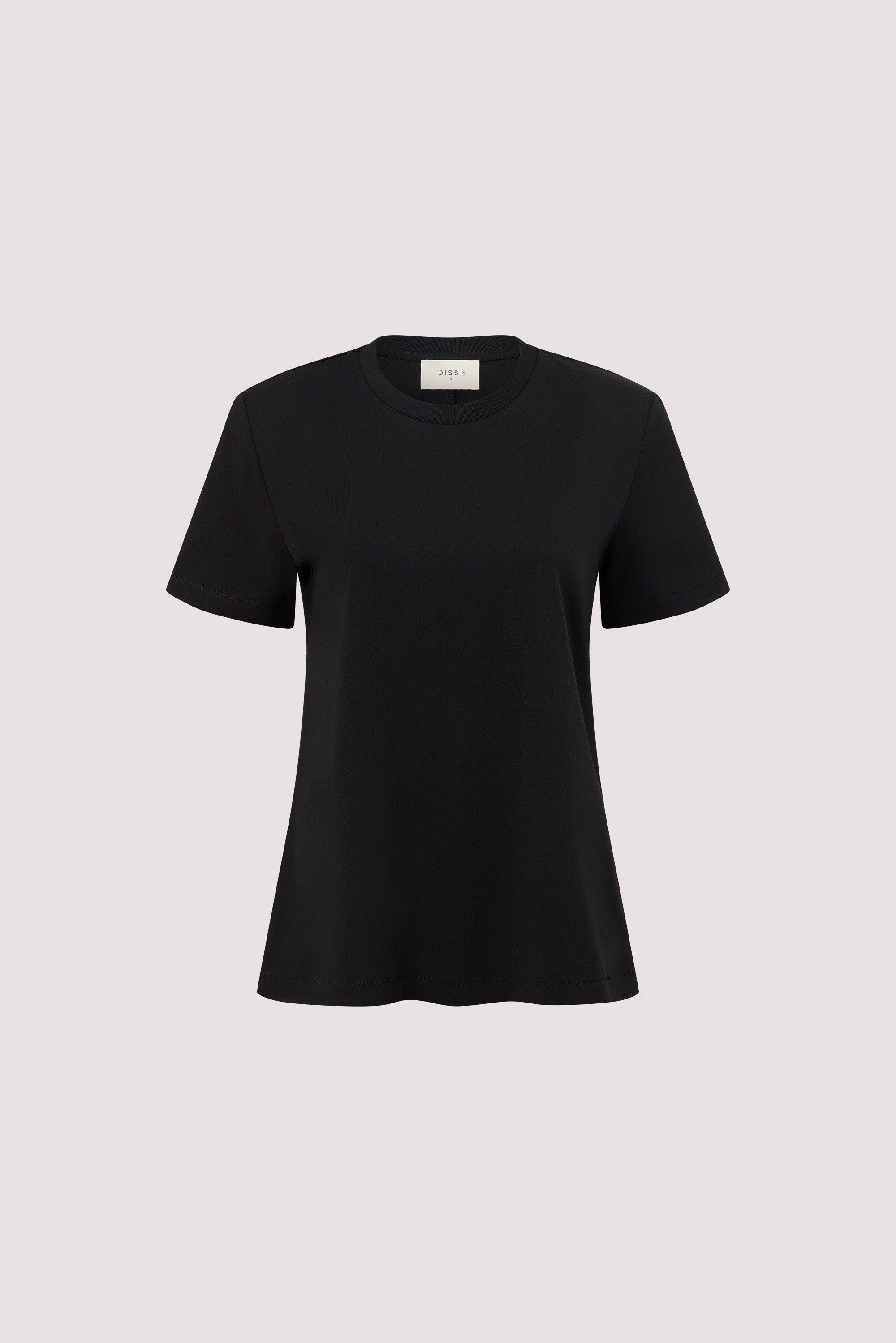 DARCY BLACK SHOULDER PAD TEE