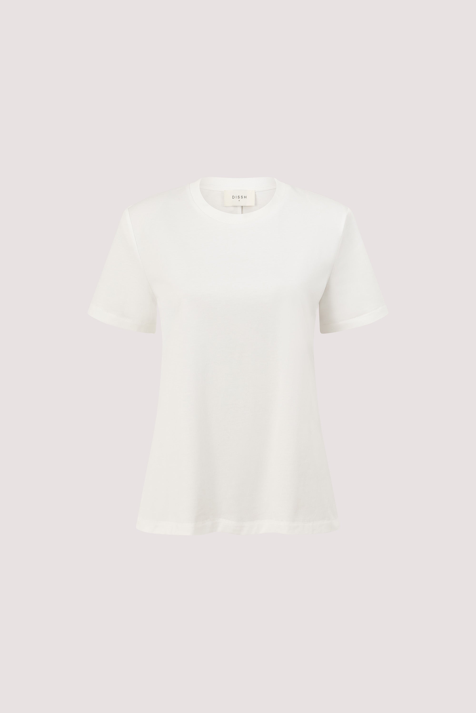 DARCY WHITE SHOULDER PAD TEE