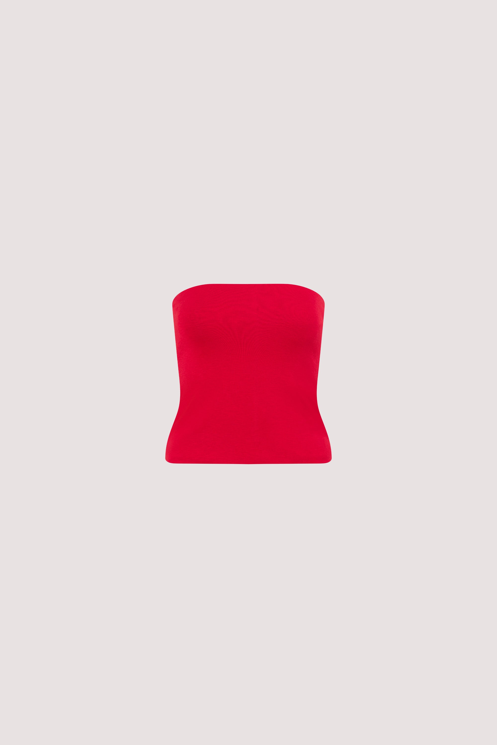 AVEN RED BANDEAU TOP