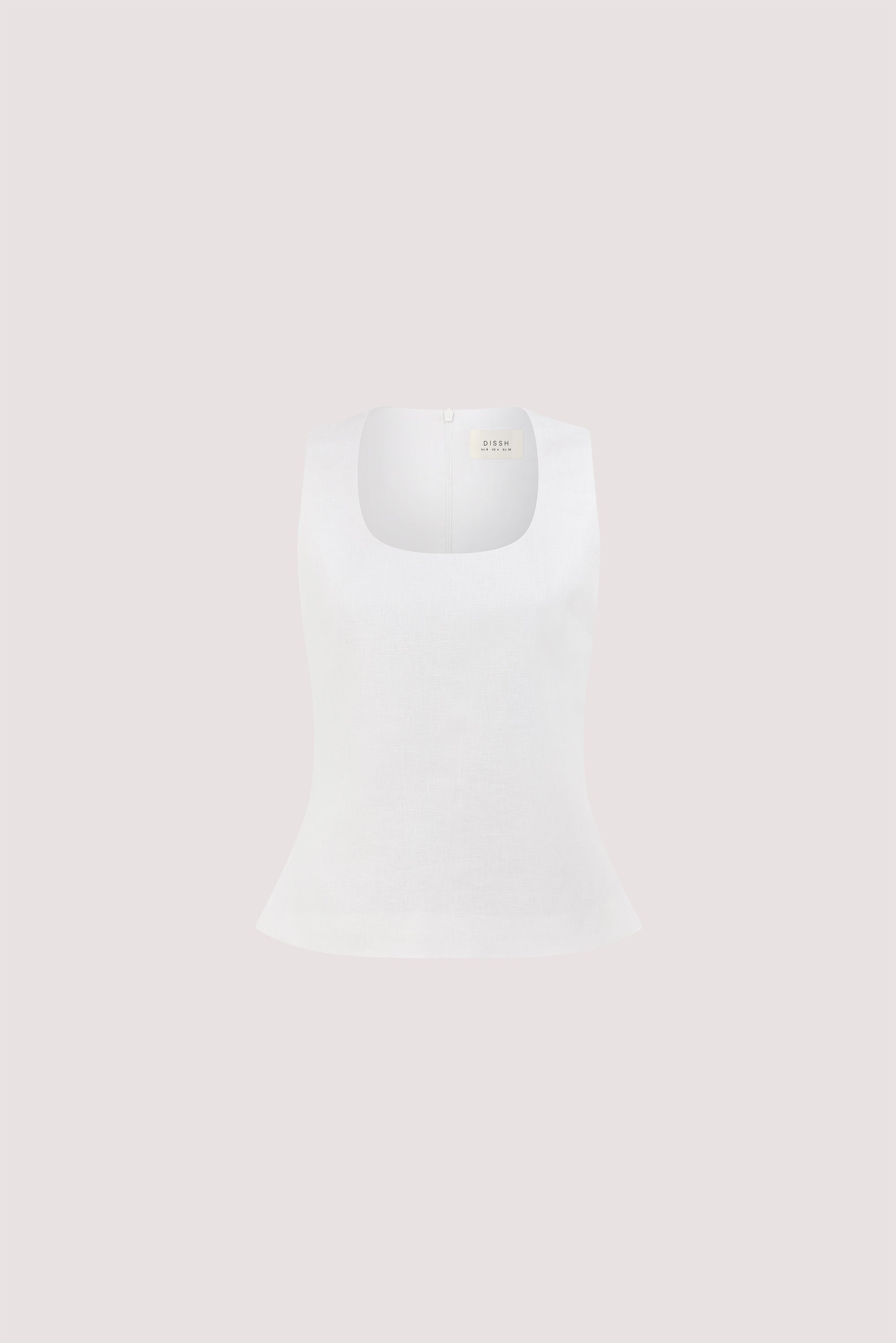 AURELI WHITE LINEN TOP
