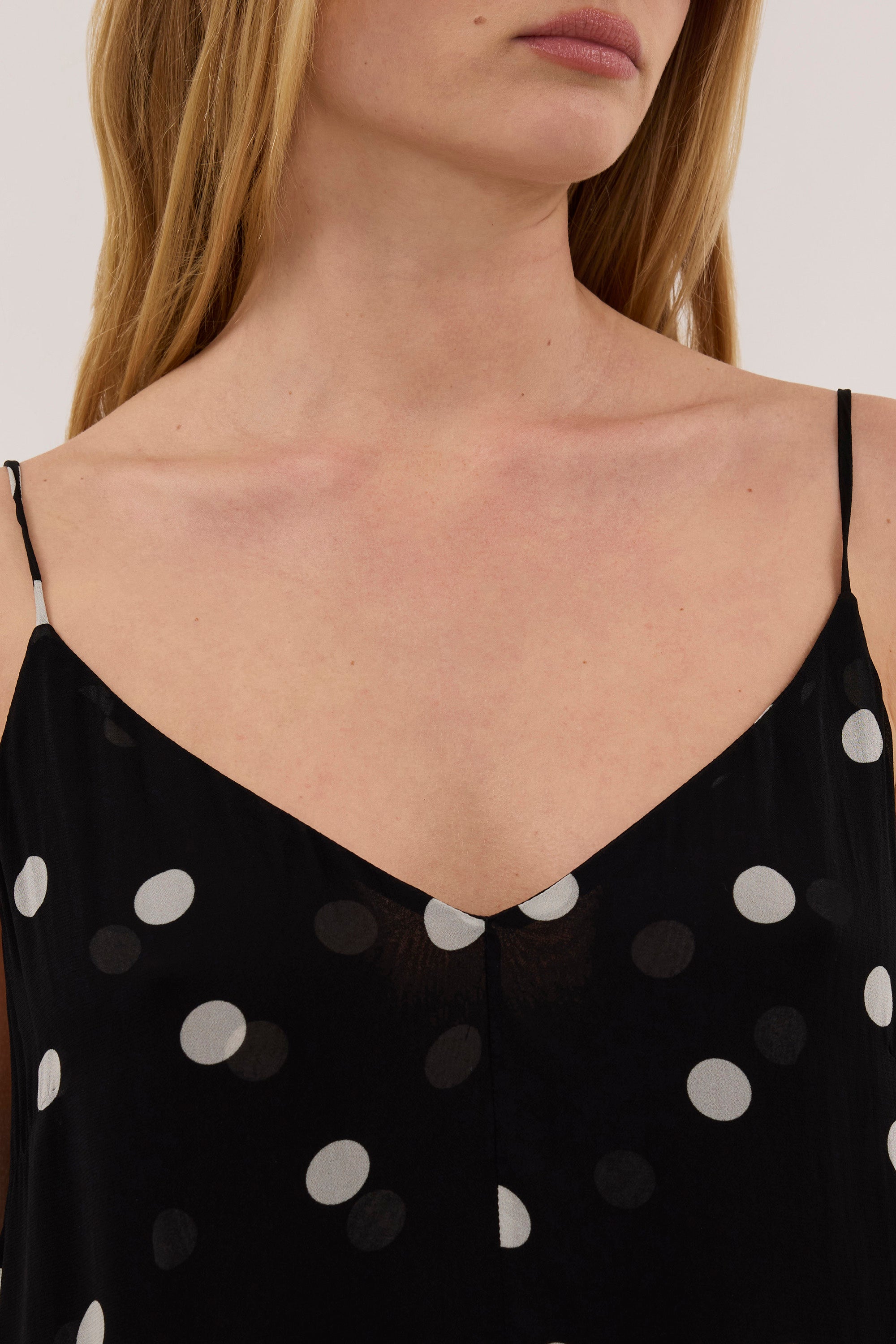 CECILE BLACK SPOT PRINT CAMI
