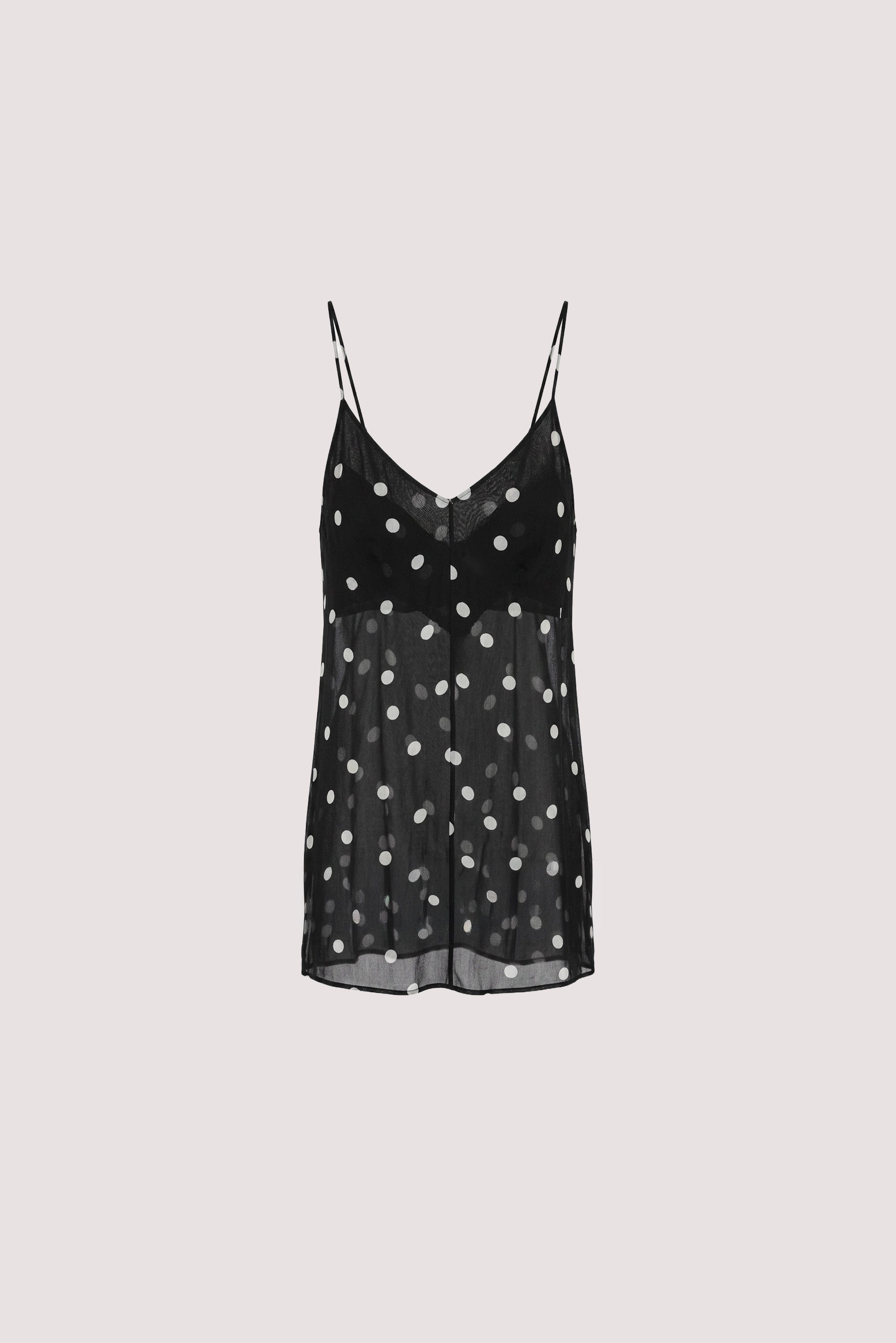 CECILE BLACK SPOT PRINT CAMI