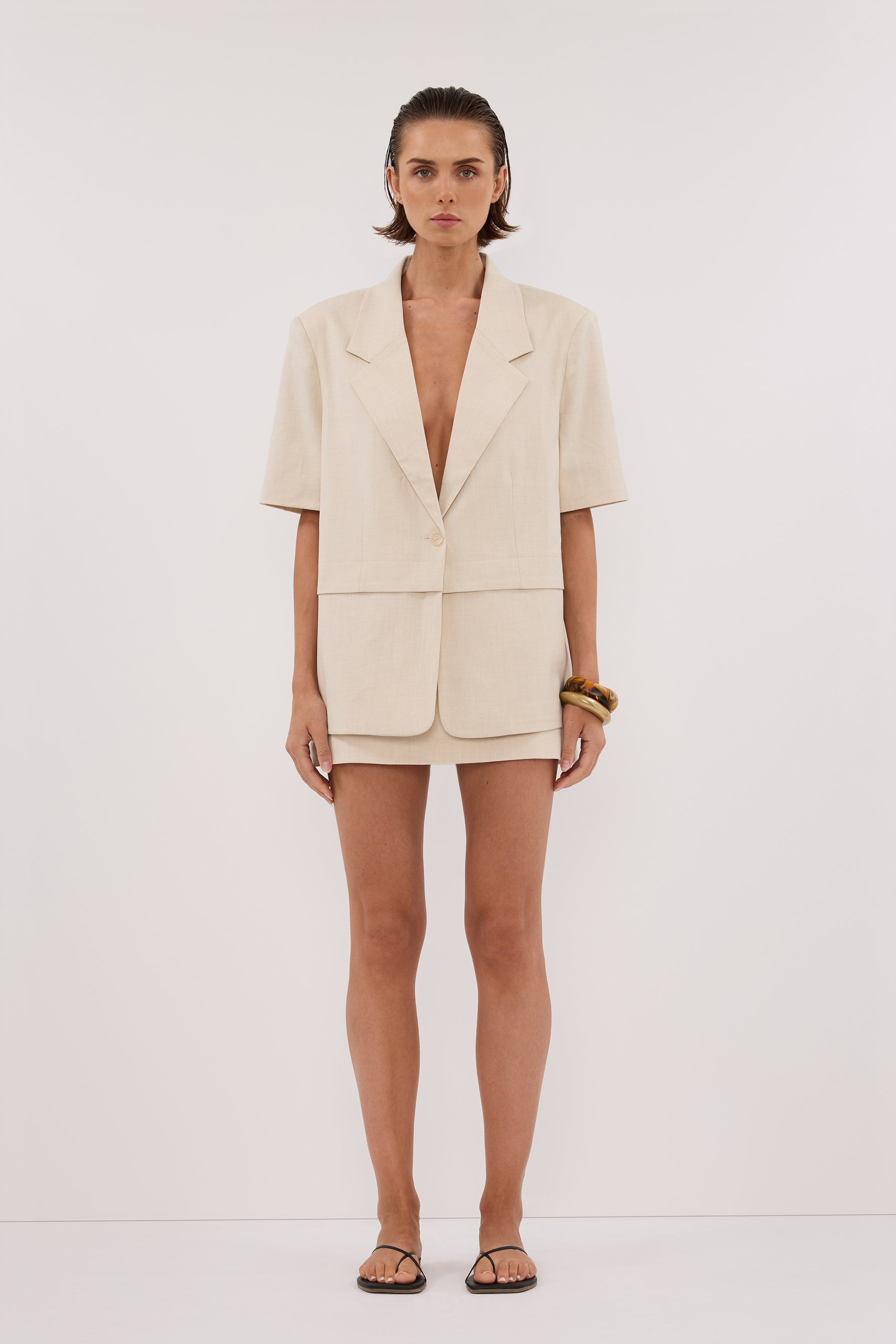 RITA SAND SKORT Clothing DISSH Boutiques 