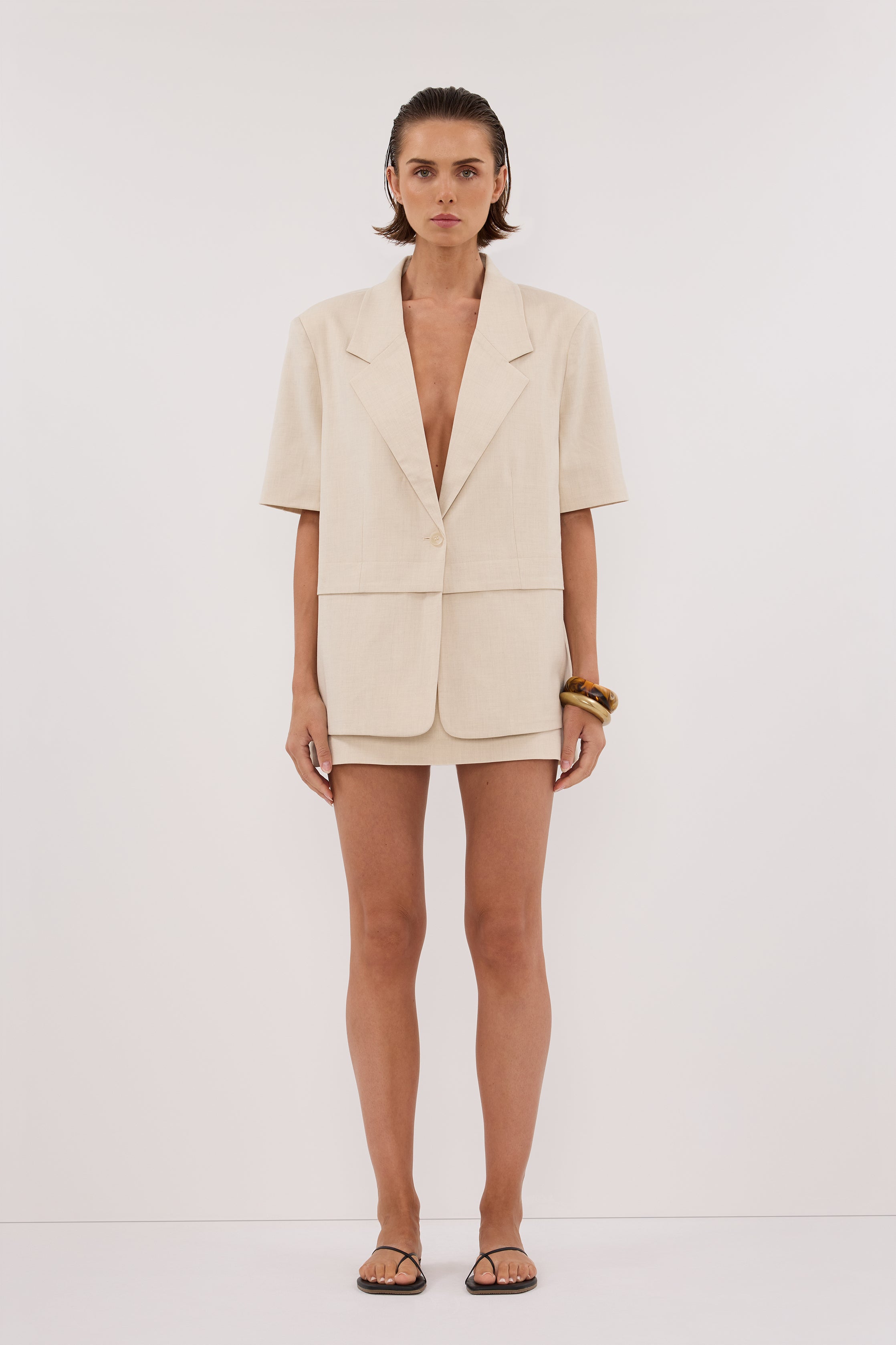 RITA SAND SKORT Clothing DISSH Boutiques 