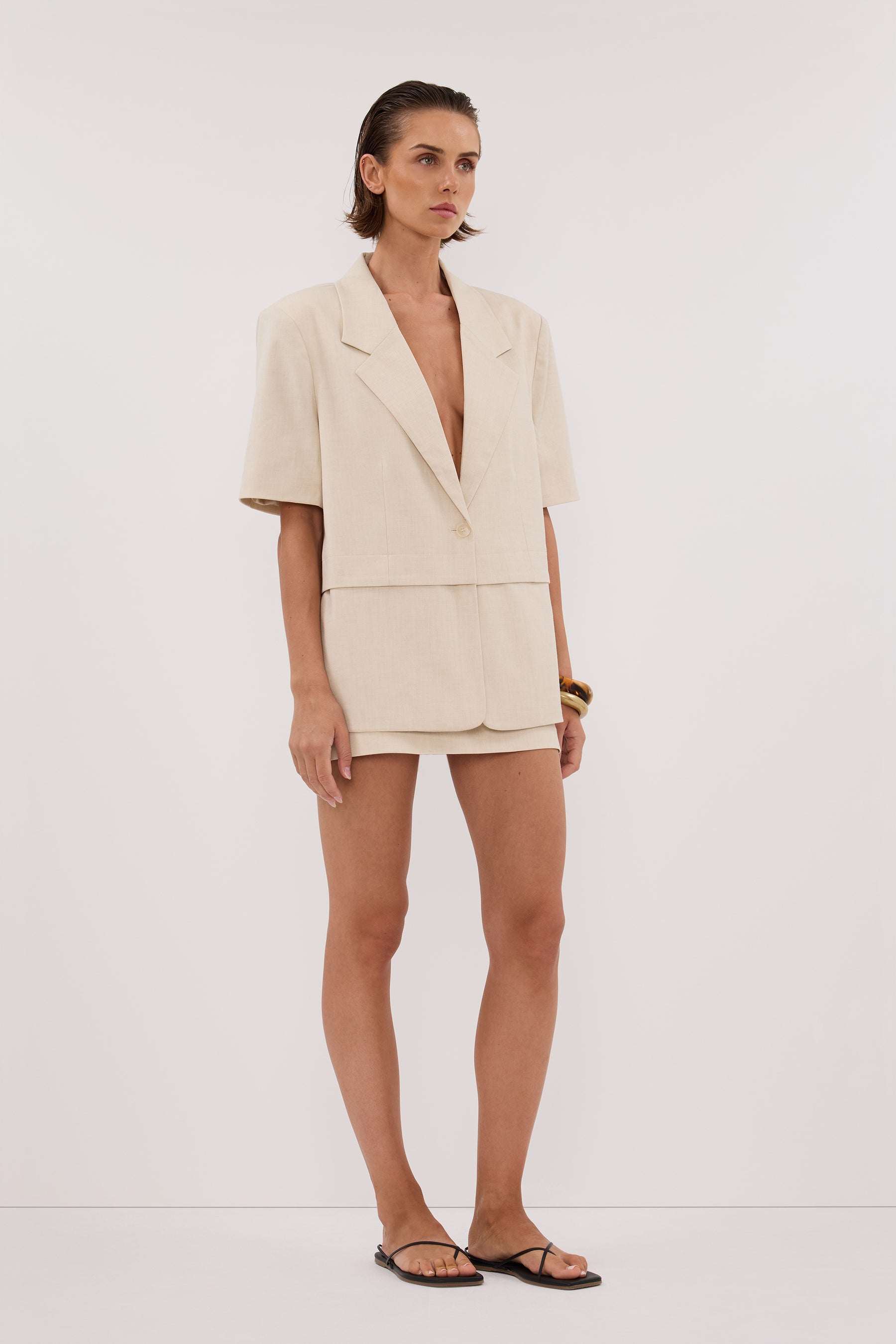 RITA SAND SKORT Clothing DISSH Boutiques 
